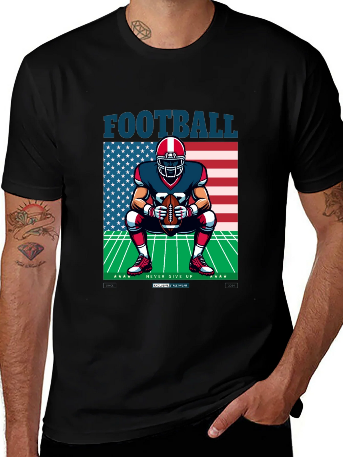 Football Player T-Shirt product image 1