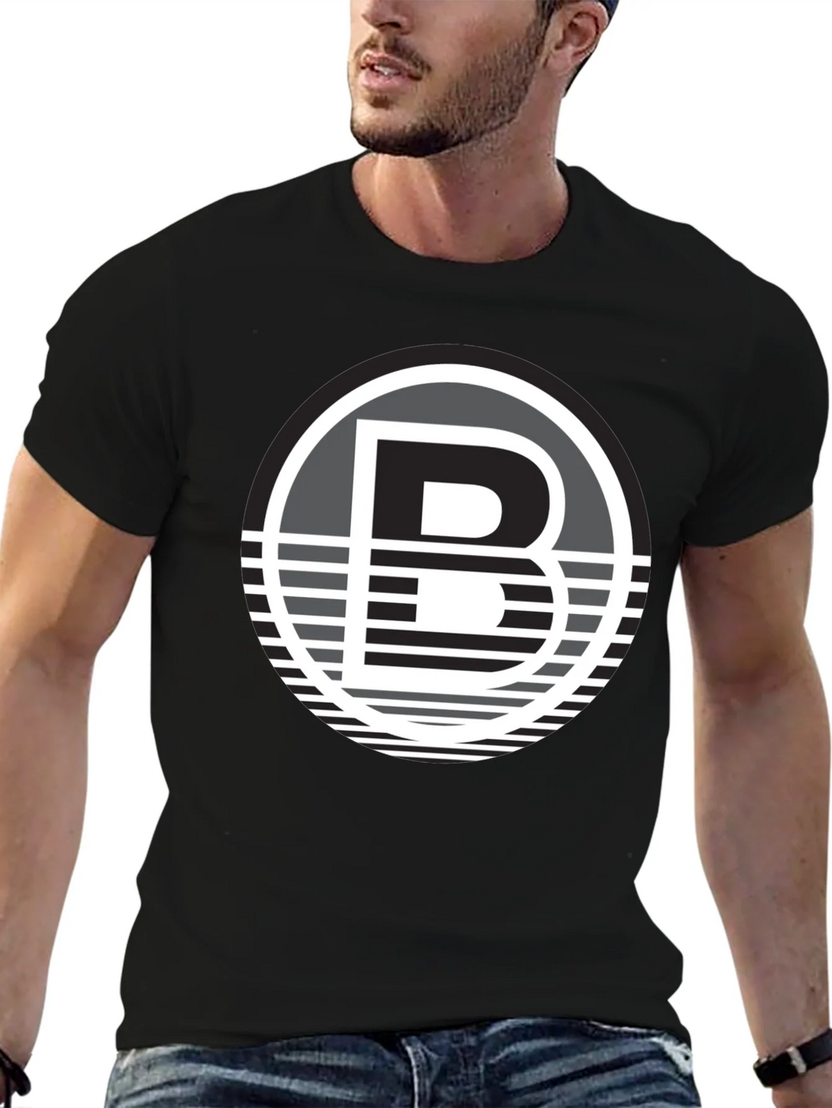 Black T-Shirt with Bold B Logo product image 9