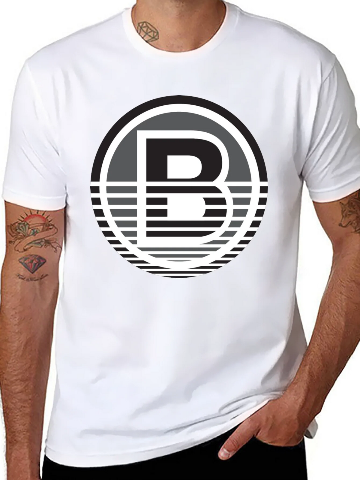 Black T-Shirt with Bold B Logo product image 10