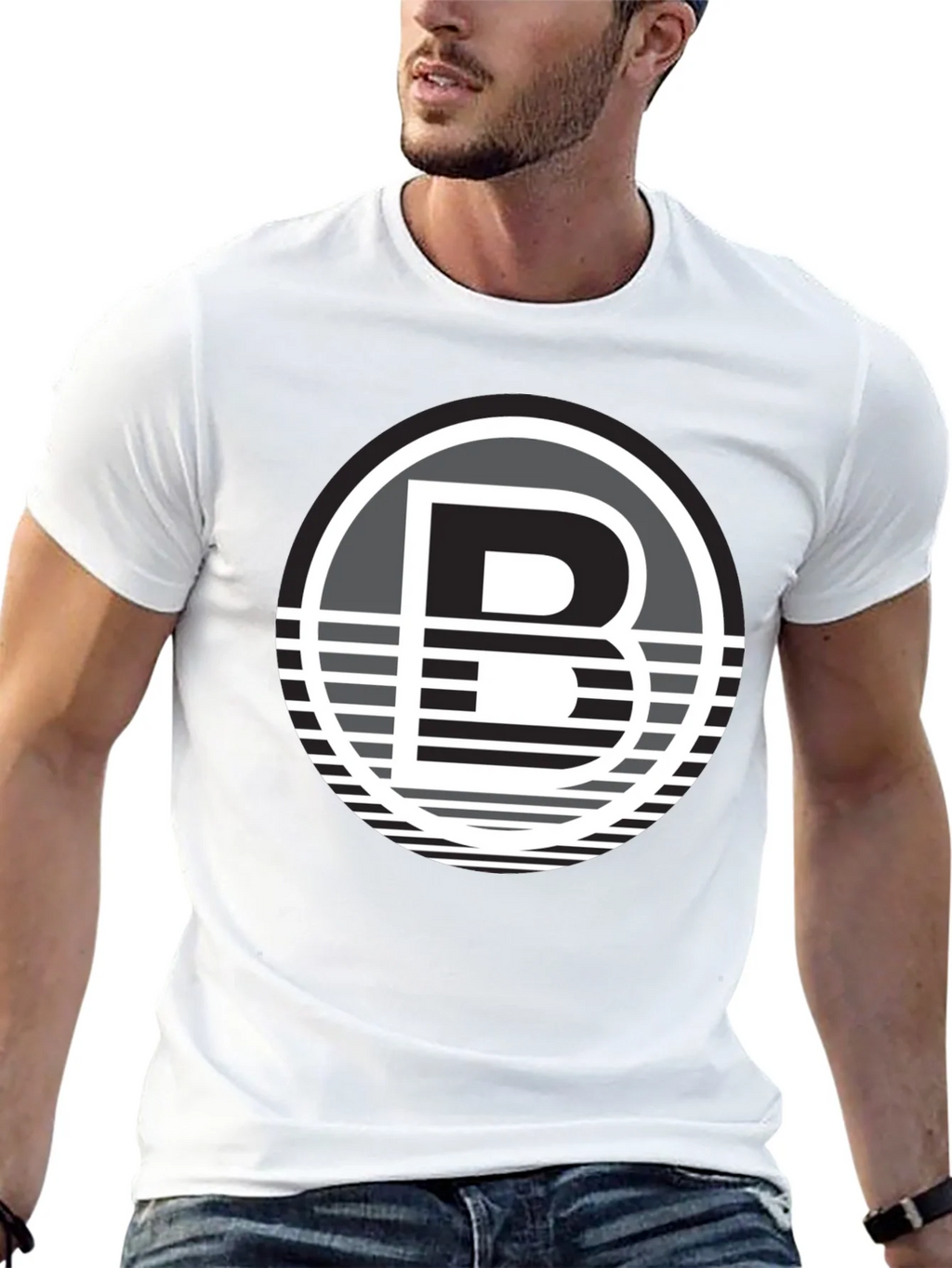 Black T-Shirt with Bold B Logo product image 4