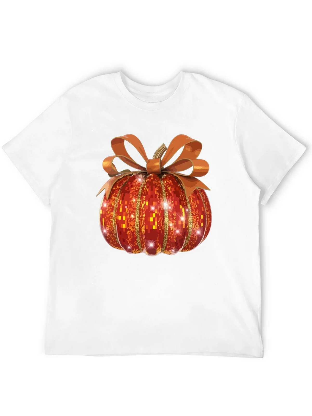 Festive Pumpkin T-Shirt - Autumn Sparkle Design product image 3