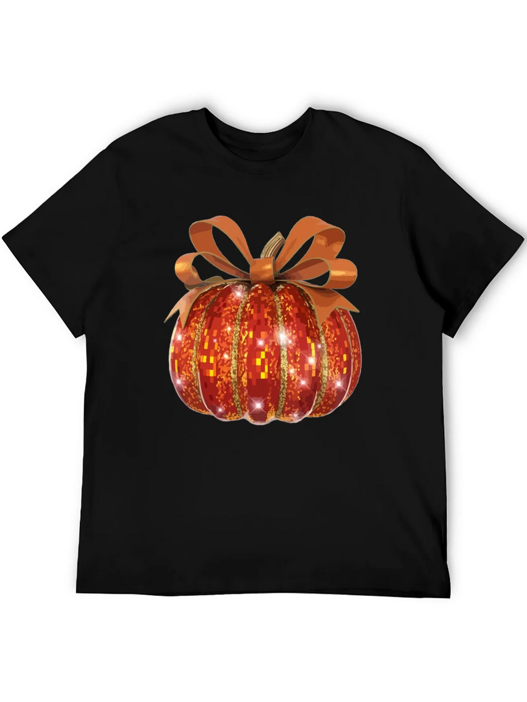 Festive Pumpkin T-Shirt - Autumn Sparkle Design product image 8