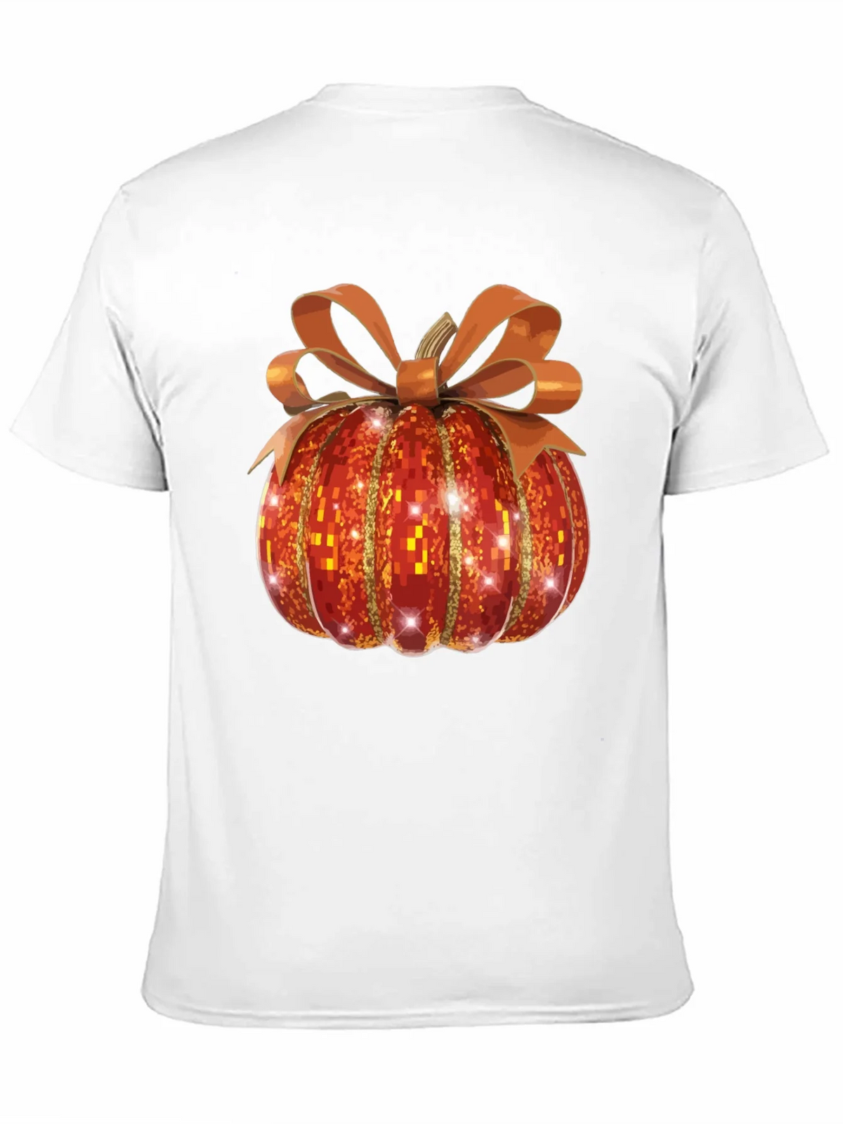 Festive Pumpkin T-Shirt - Autumn Sparkle Design product image 2