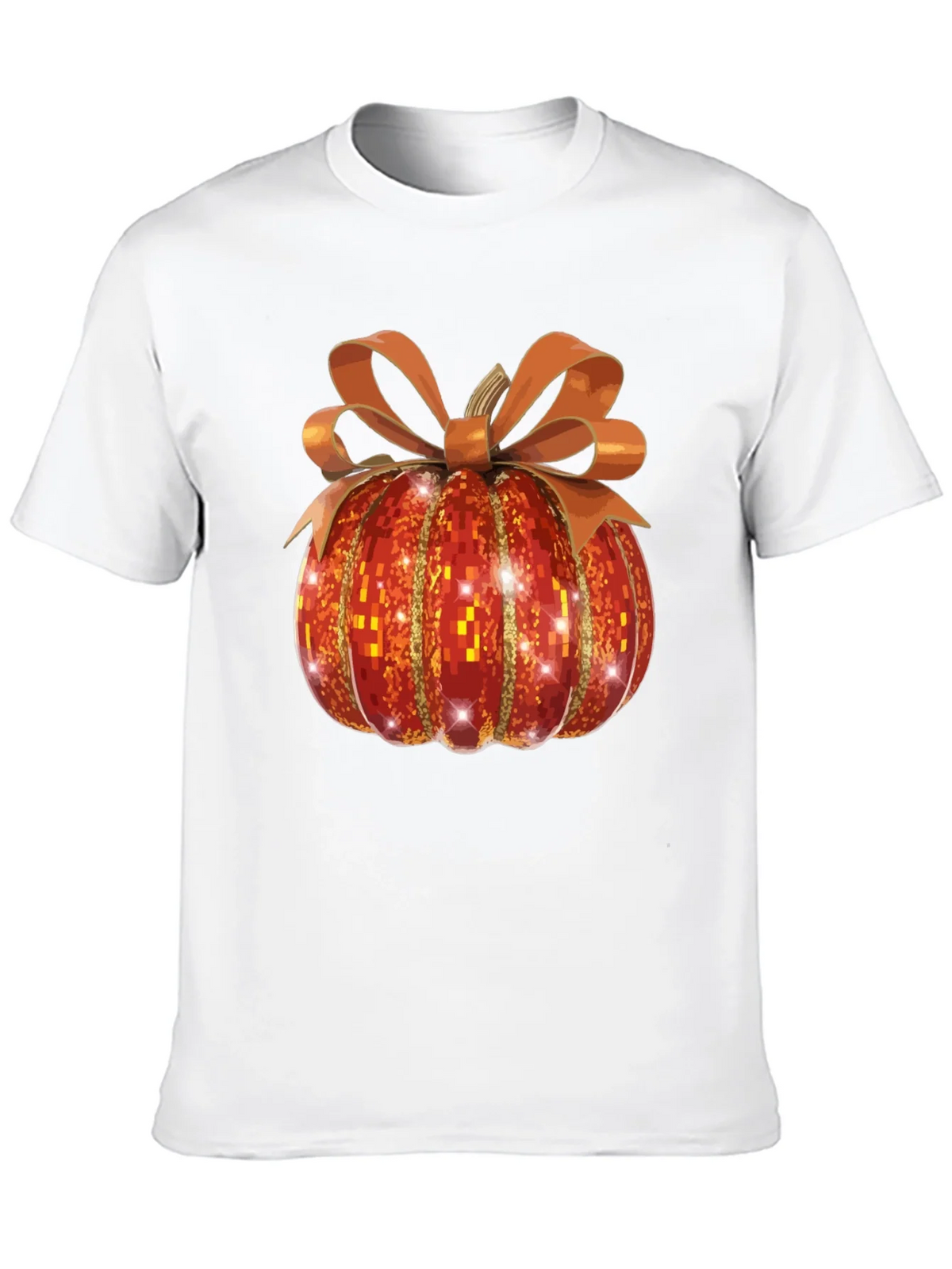 Festive Pumpkin T-Shirt - Autumn Sparkle Design product image 12