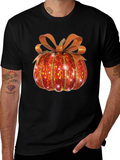 Festive Pumpkin T-Shirt - Autumn Sparkle Design product image 1