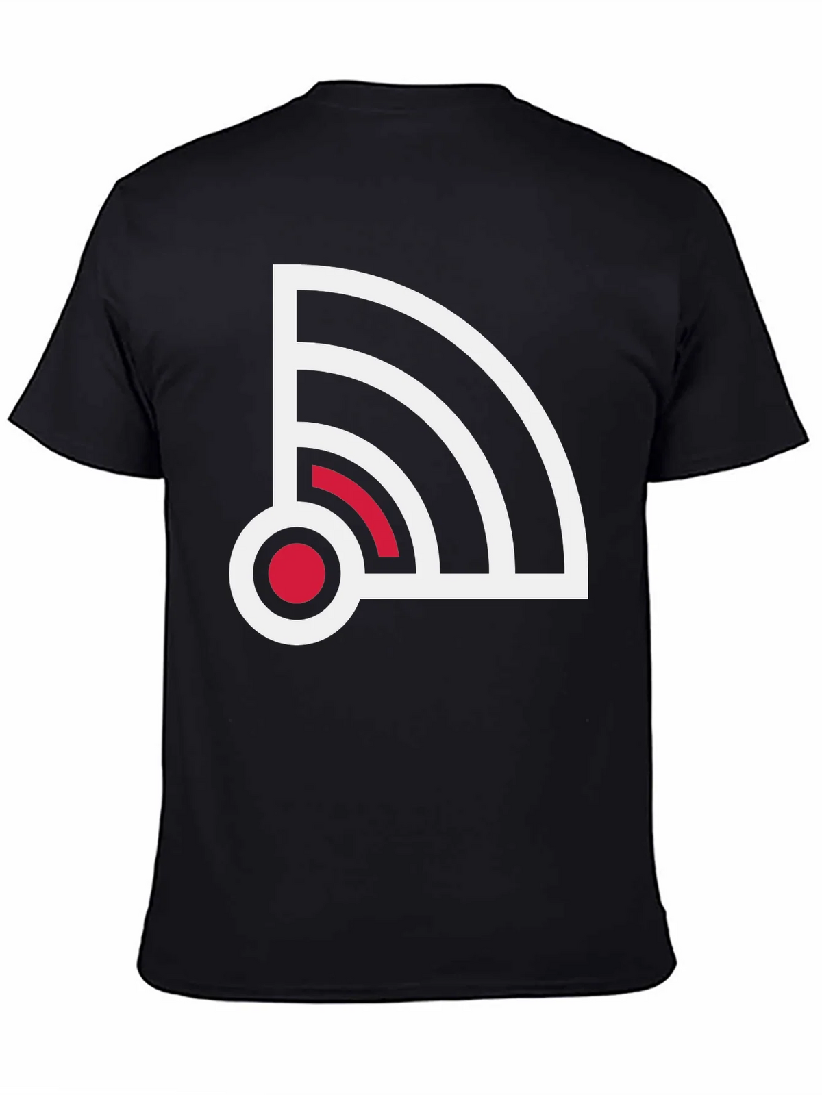 Stylish Signal Graphic Tee - Black product image 7