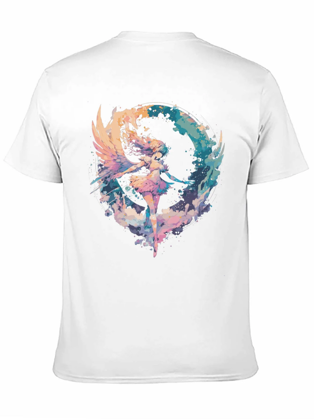 Angel Wings Graphic Tee - Stylish Black T-Shirt product image 2