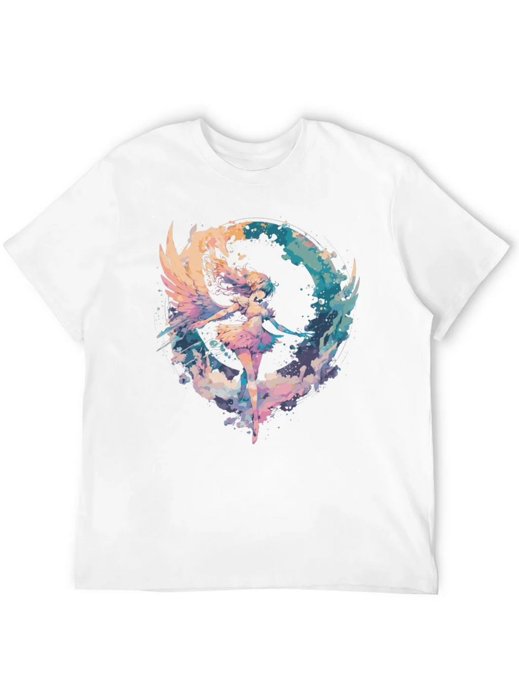 Angel Wings Graphic Tee - Stylish Black T-Shirt product image 3