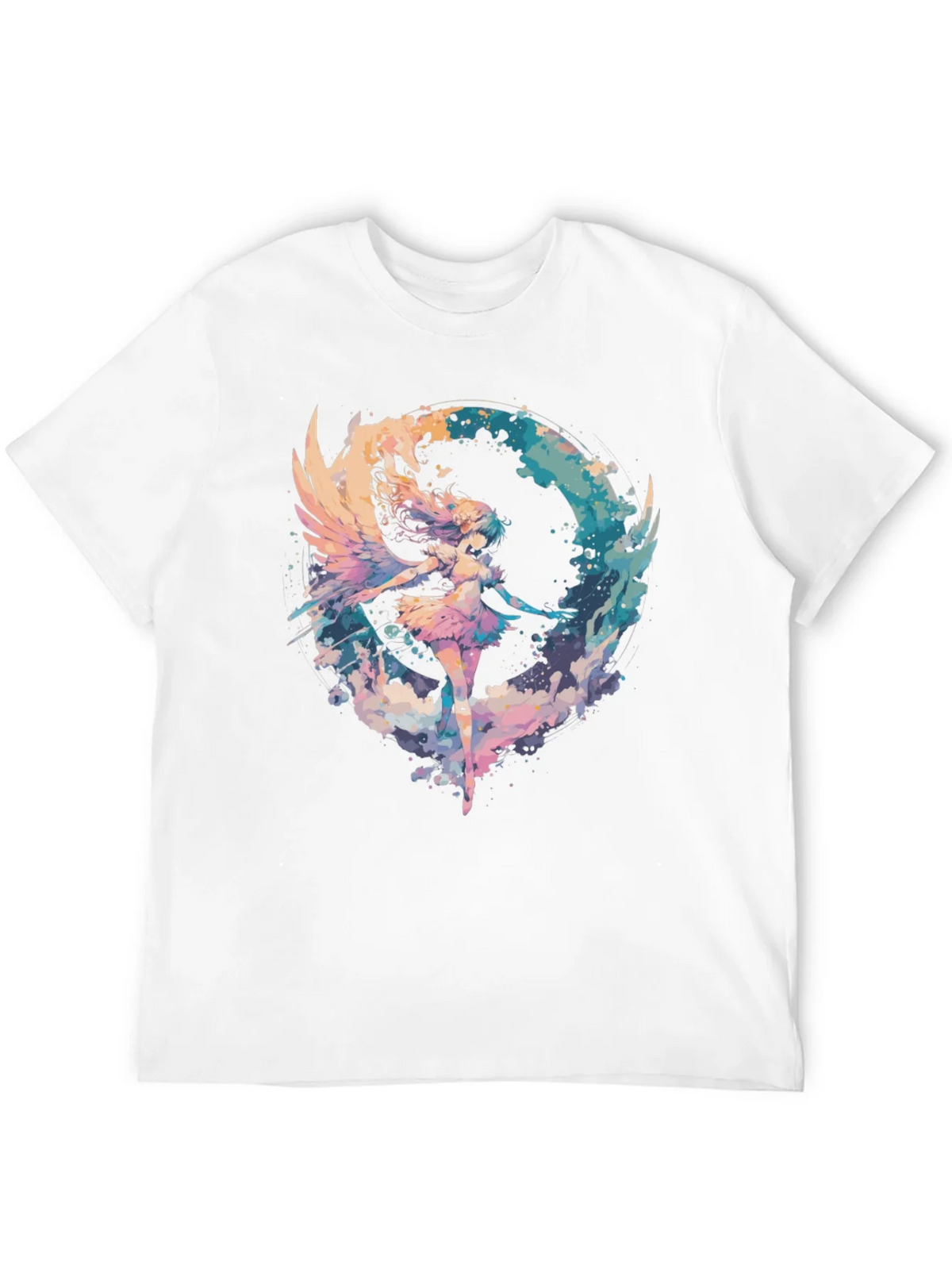 Angel Wings Graphic Tee - Stylish Black T-Shirt product image 3