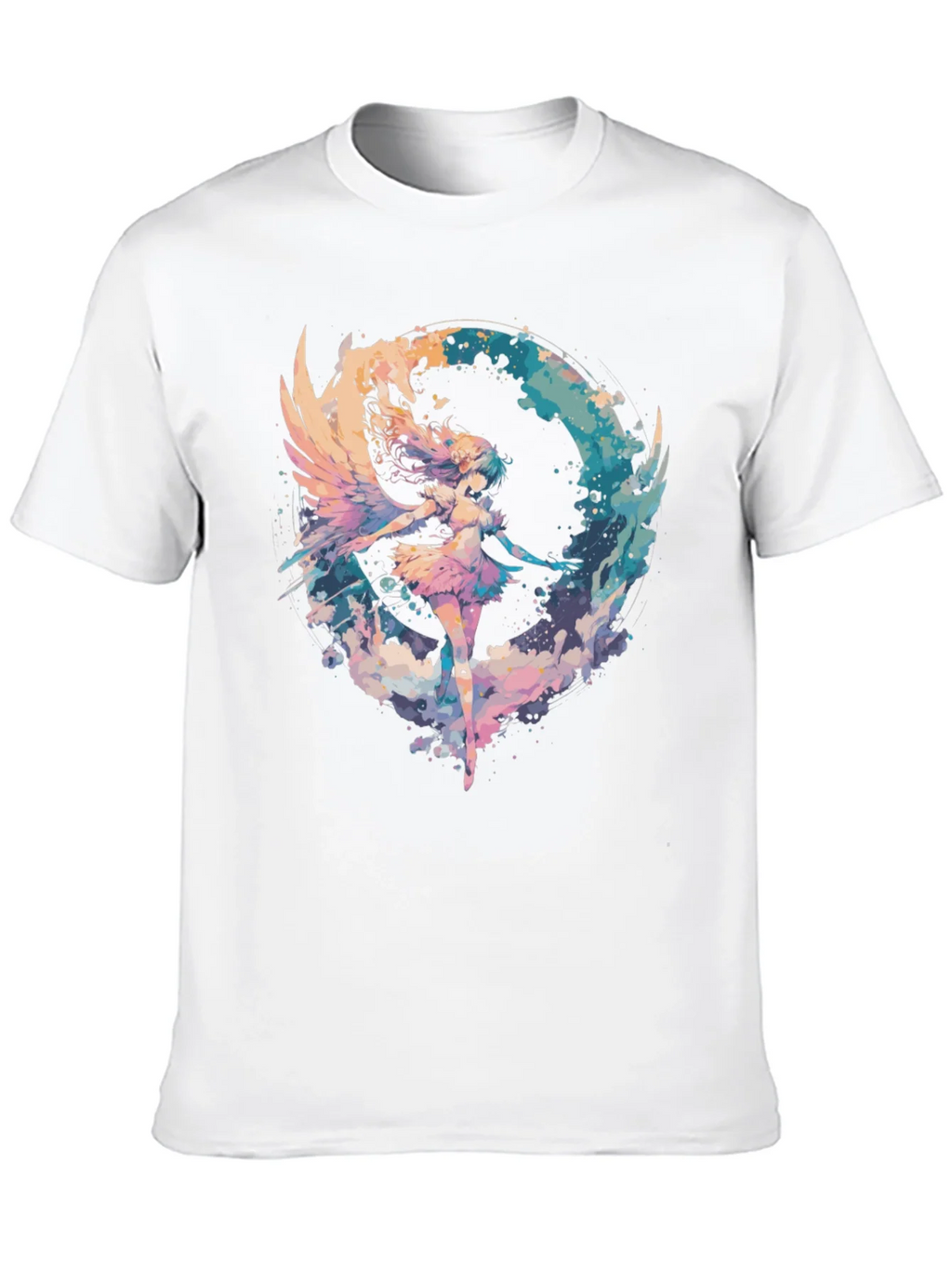 Angel Wings Graphic Tee - Stylish Black T-Shirt product image 12