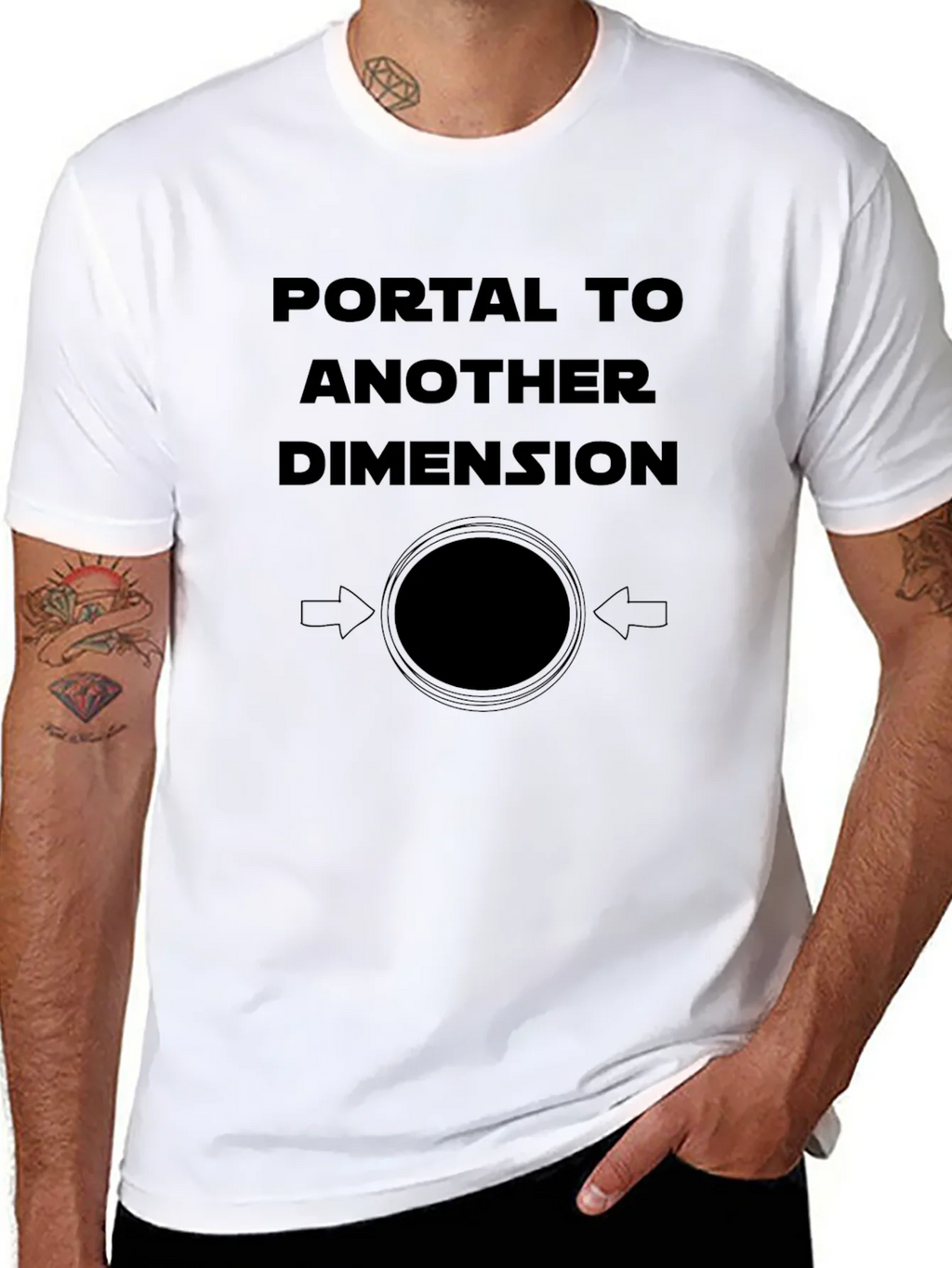 Portal to Another Dimension Graphic Tee product image 10