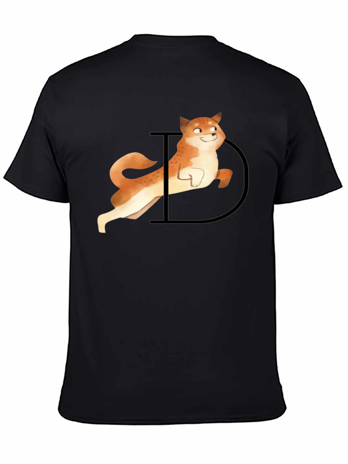 Doge Graphic Tee - Black Casual T-Shirt product image 7