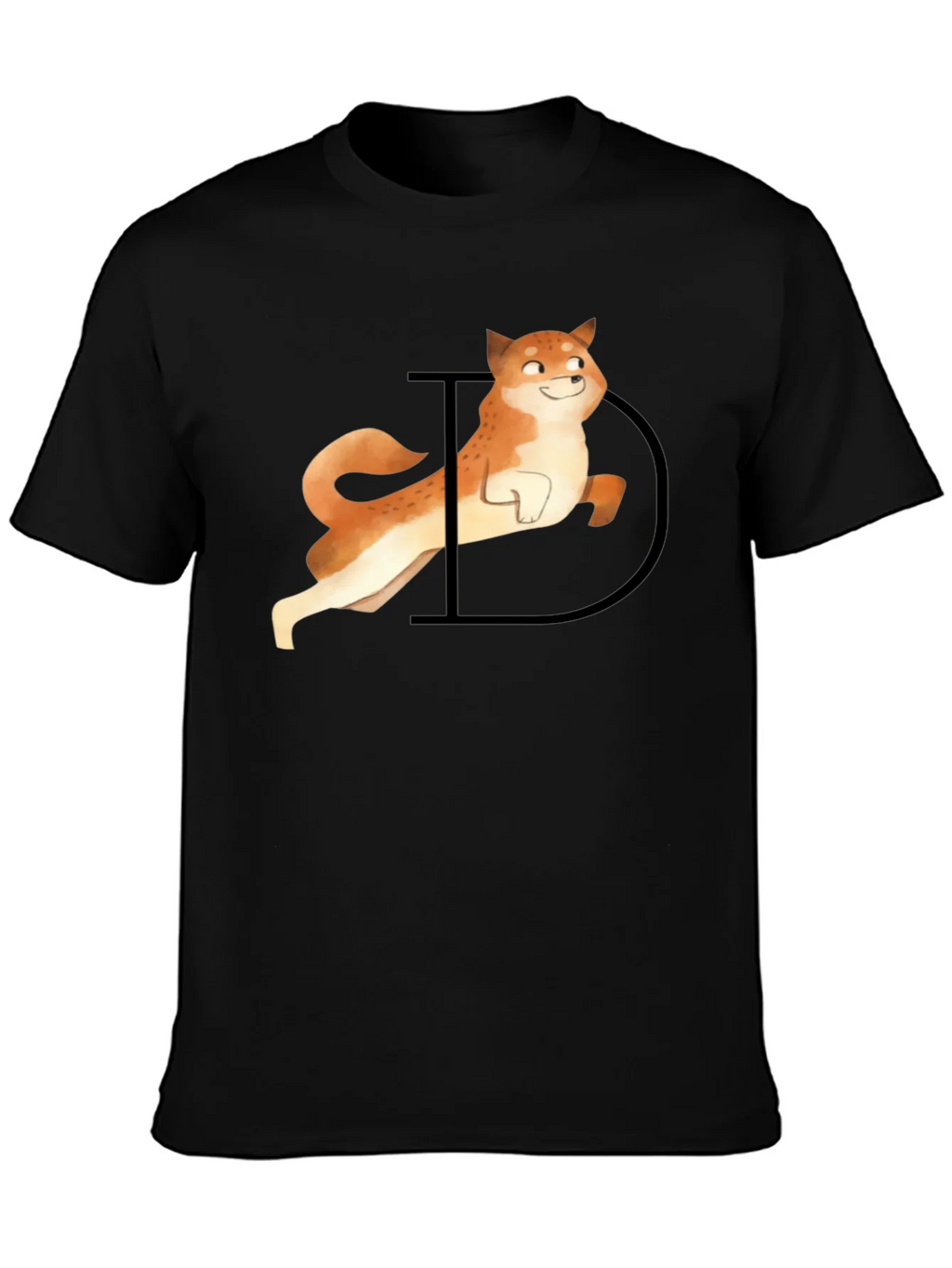 Doge Graphic Tee - Black Casual T-Shirt product image 6