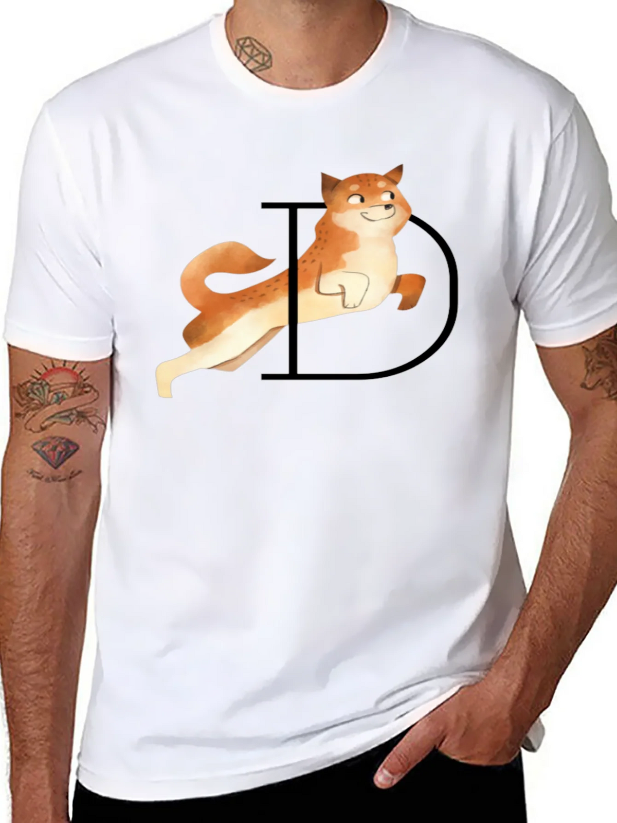 Doge Graphic Tee - Black Casual T-Shirt product image 10