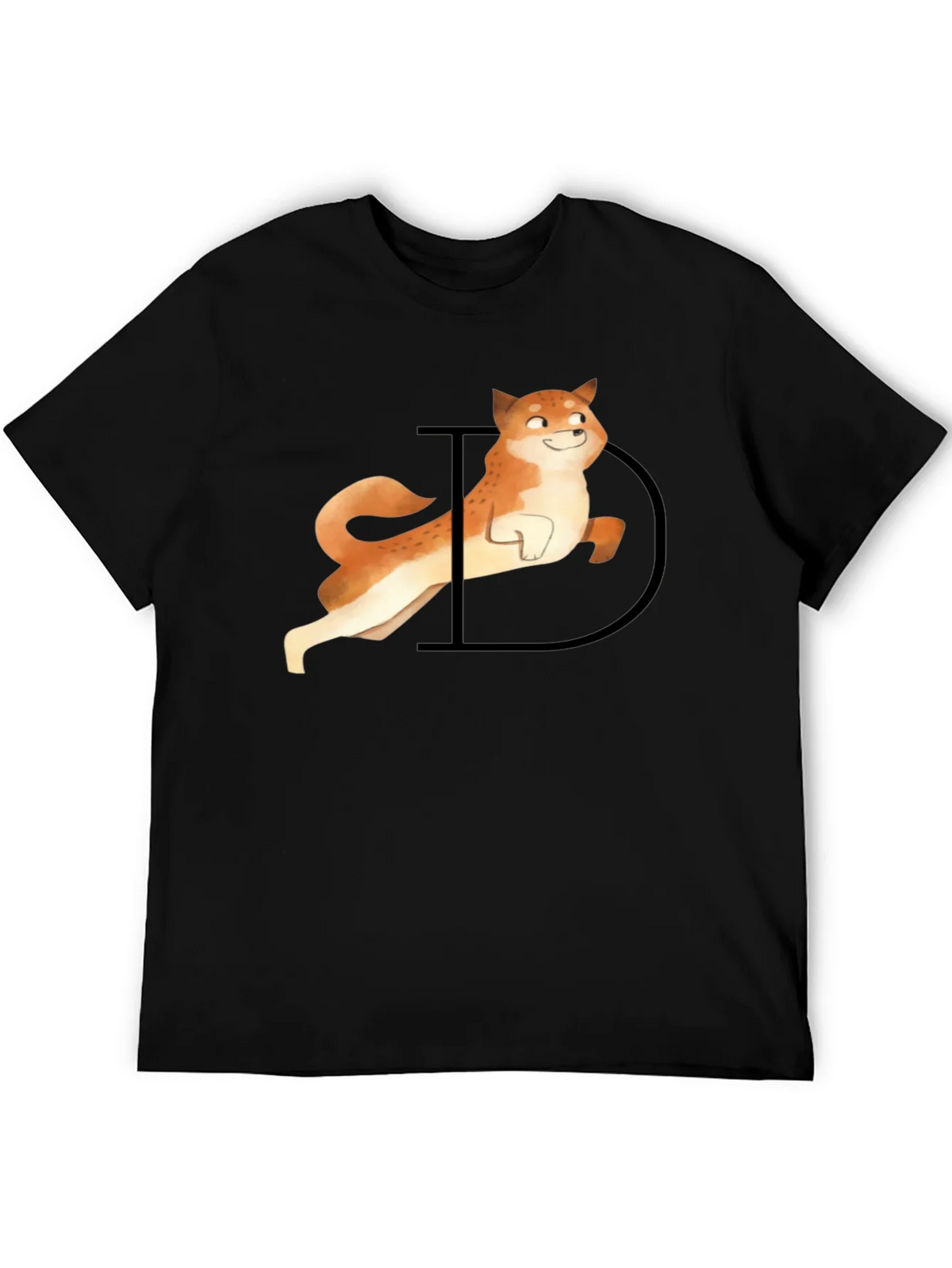 Doge Graphic Tee - Black Casual T-Shirt product image 8