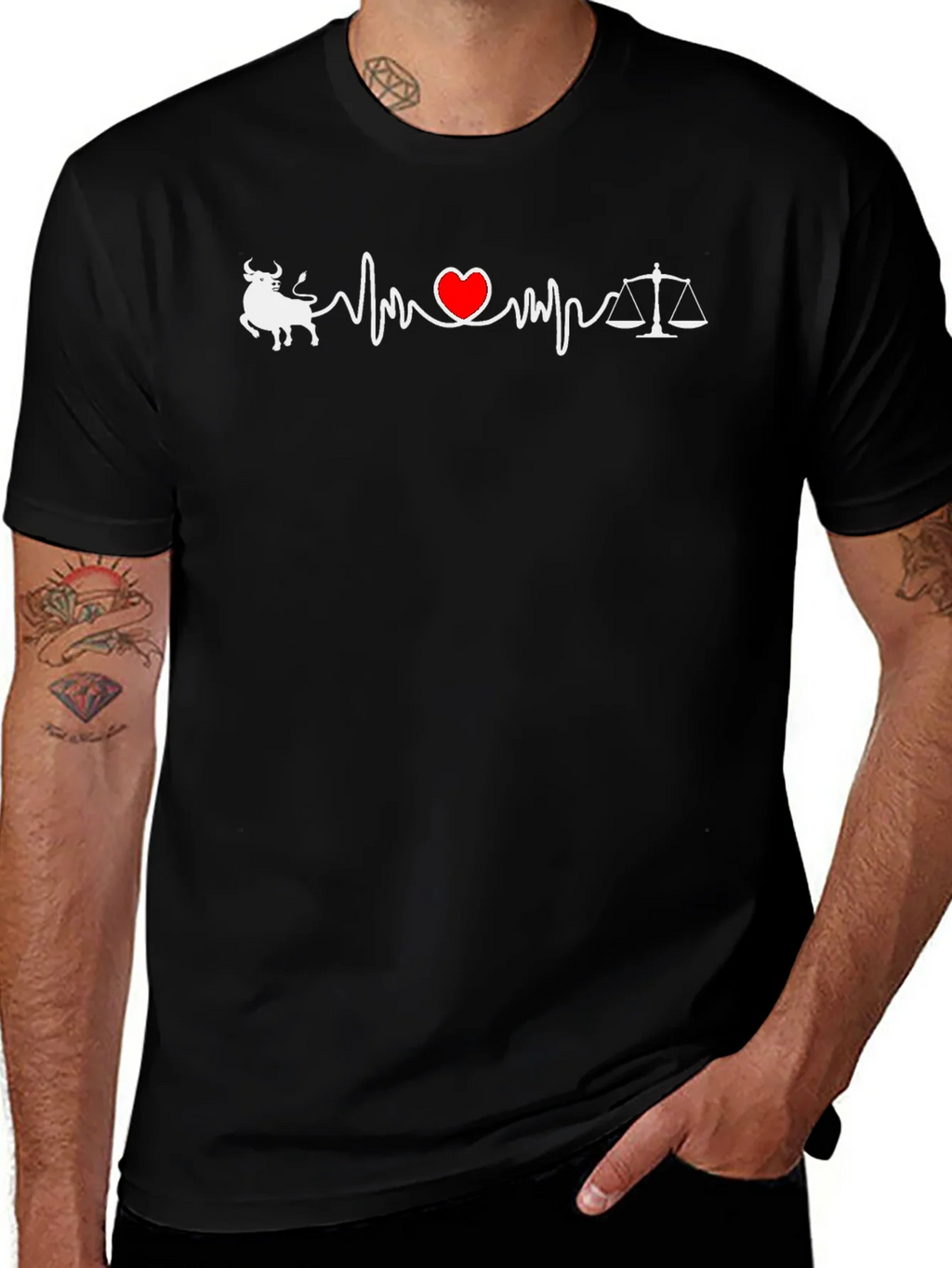 Bull Heart Scales Graphic Tee product image 1