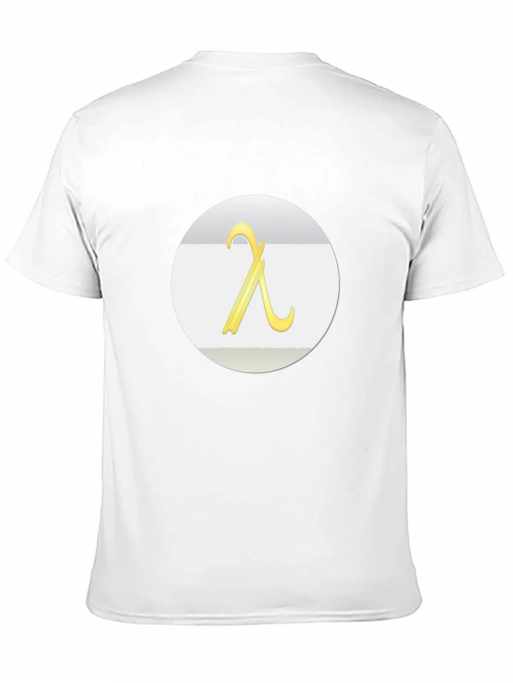 Lambda Symbol Graphic Tee - Modern Casual T-Shirt product image 2
