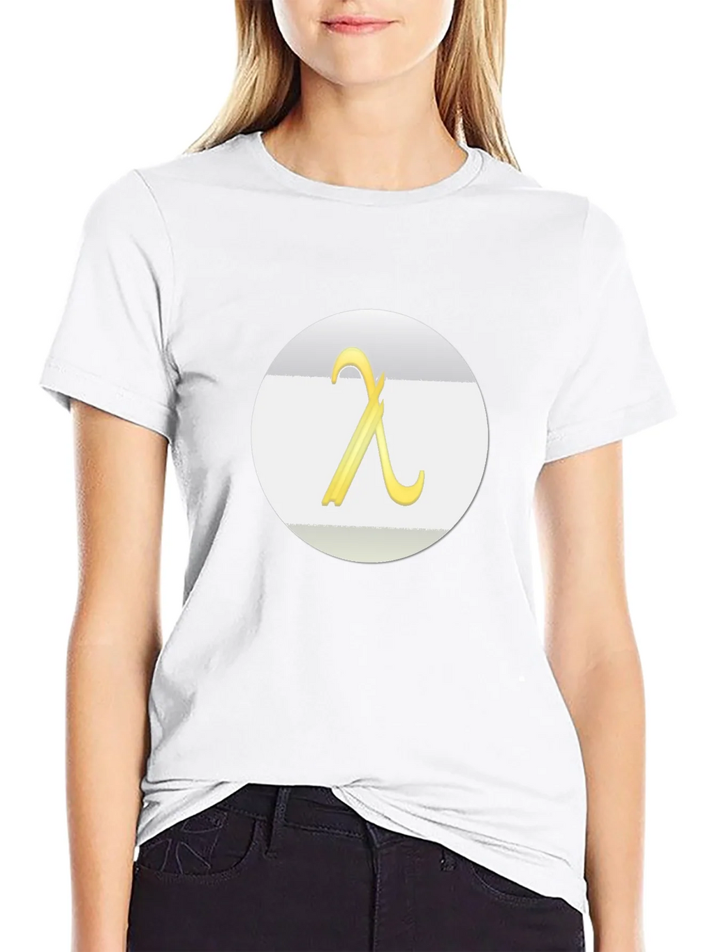 Lambda Symbol Graphic Tee - Modern Casual T-Shirt product image 11