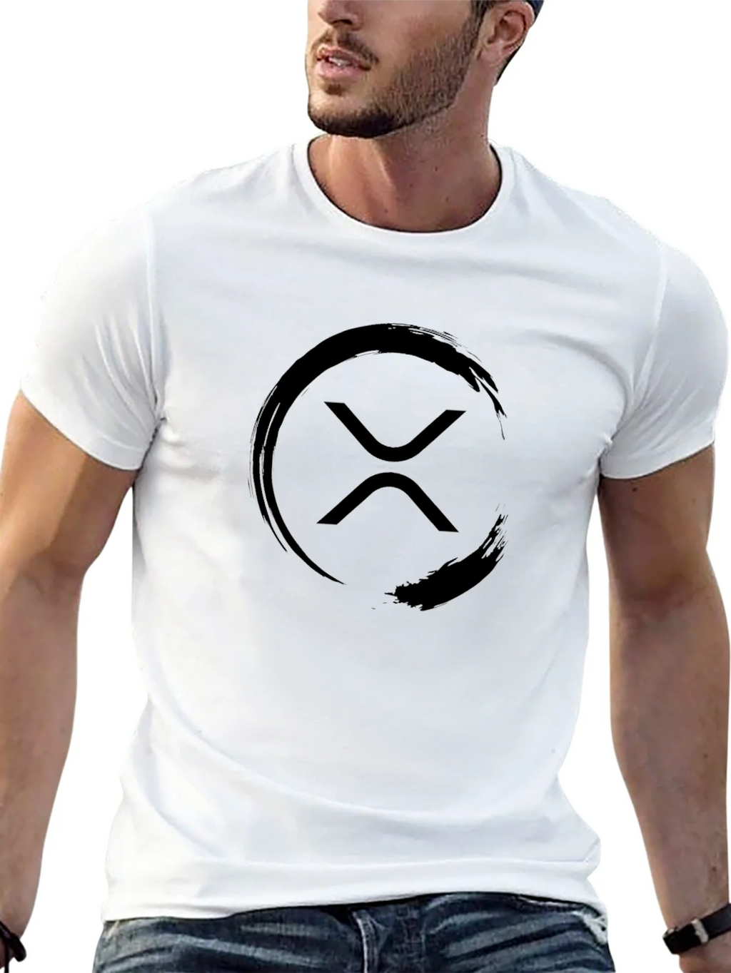 Zen Ripple Black T-Shirt product image 4