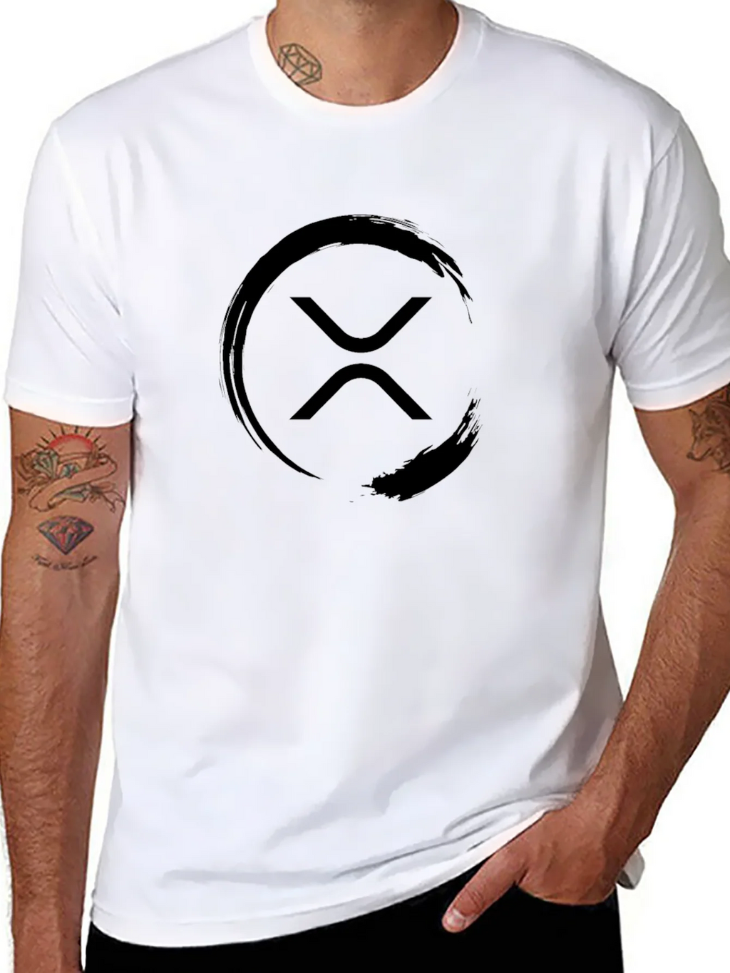 Zen Ripple Black T-Shirt product image 10