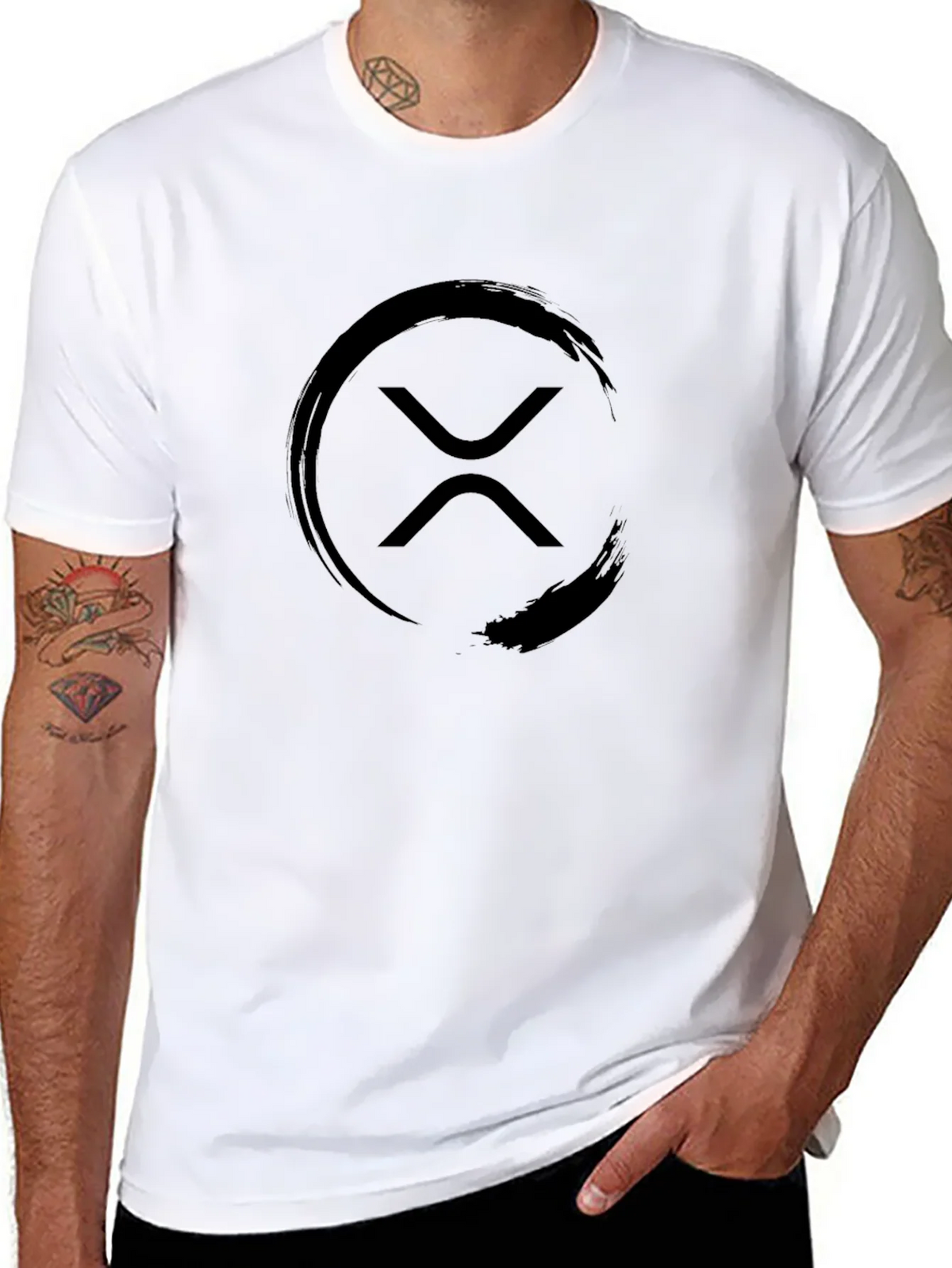 Zen Ripple Black T-Shirt product image 10