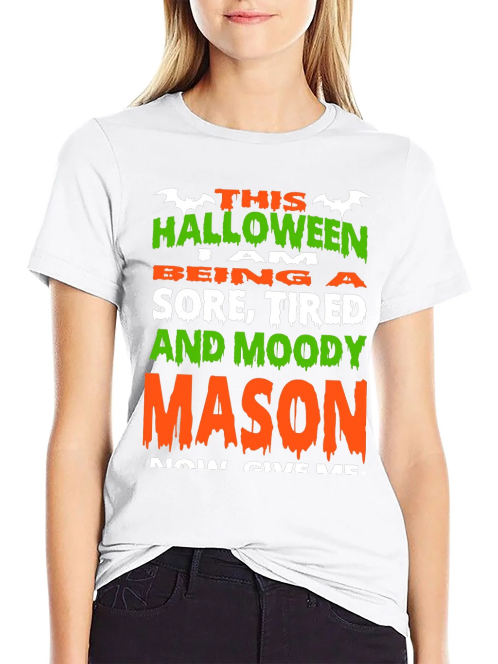 Halloween Sore Tired Moody Mason T-Shirt product image 11