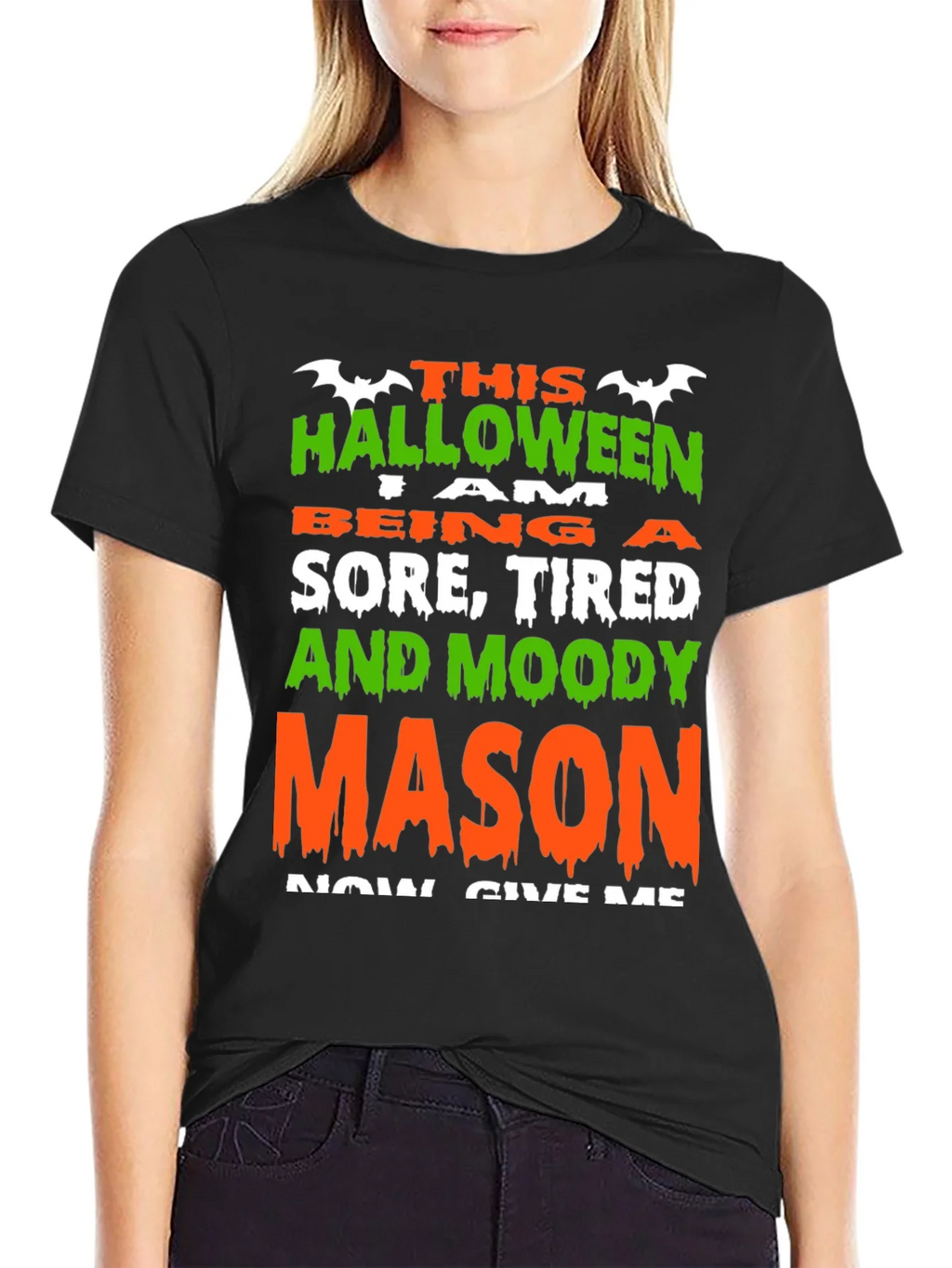 Halloween Sore Tired Moody Mason T-Shirt product image 5