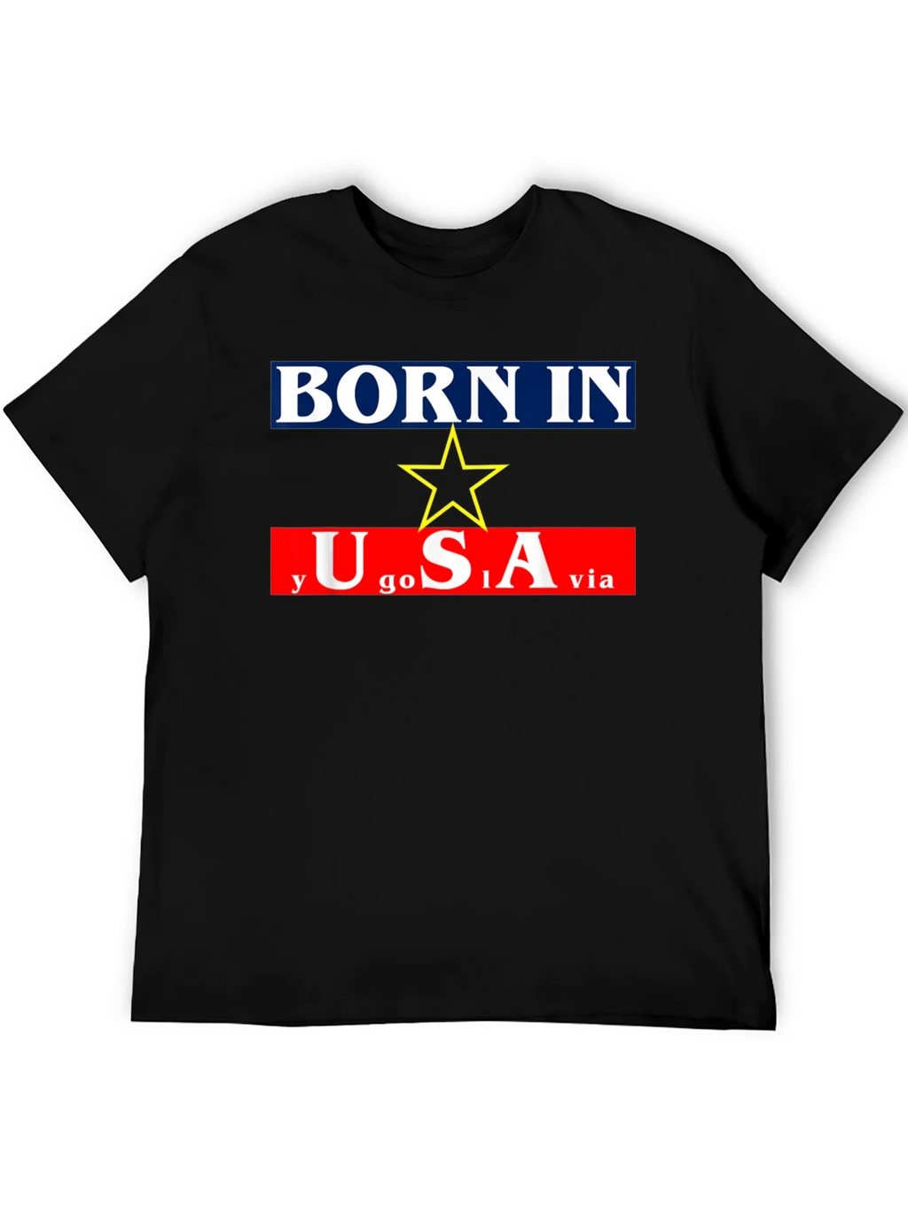 Born In Yugoslavia Made In USA Graphic Tee product image 8