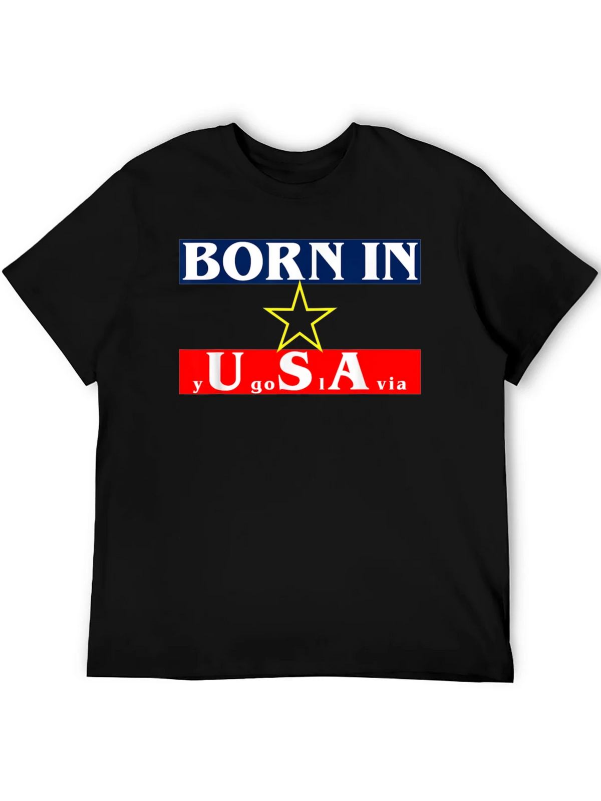 Born In Yugoslavia Made In USA Graphic Tee product image 8