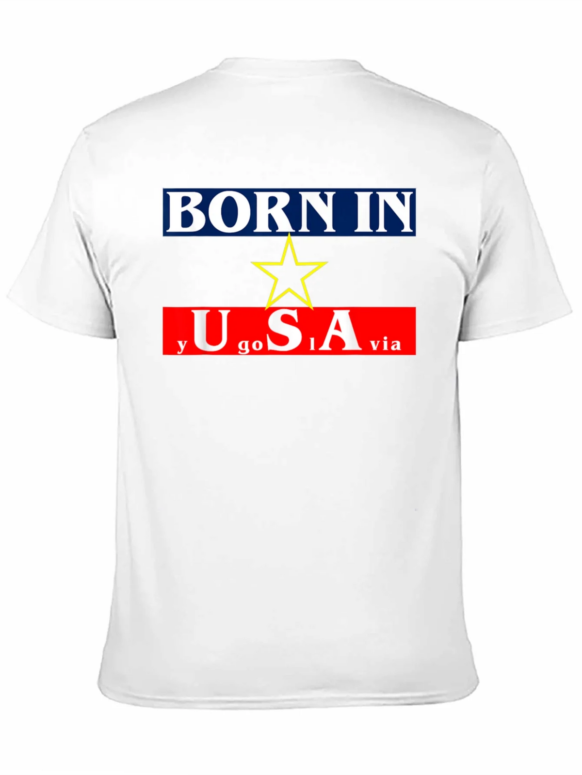 Born In Yugoslavia Made In USA Graphic Tee product image 2