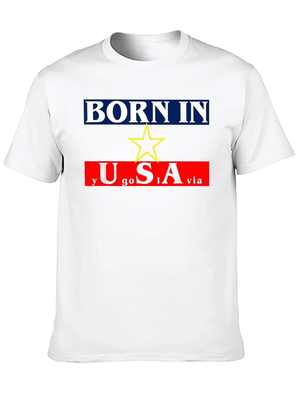 Born In Yugoslavia Made In USA Graphic Tee product image 12