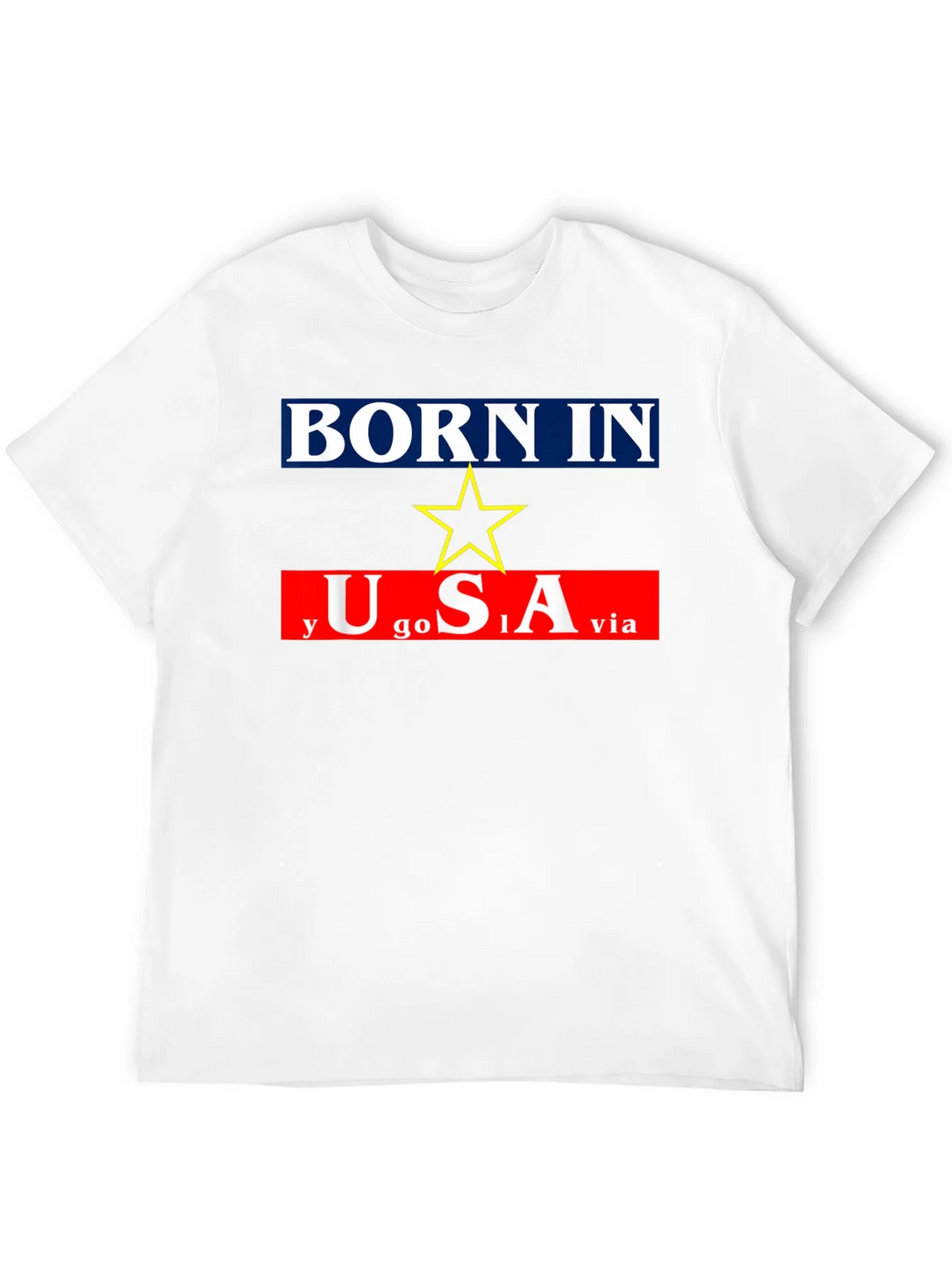 Born In Yugoslavia Made In USA Graphic Tee product image 3