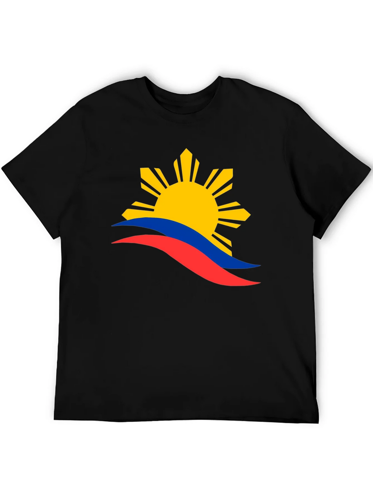 Philippines Flag Graphic T-Shirt - Black product image 8