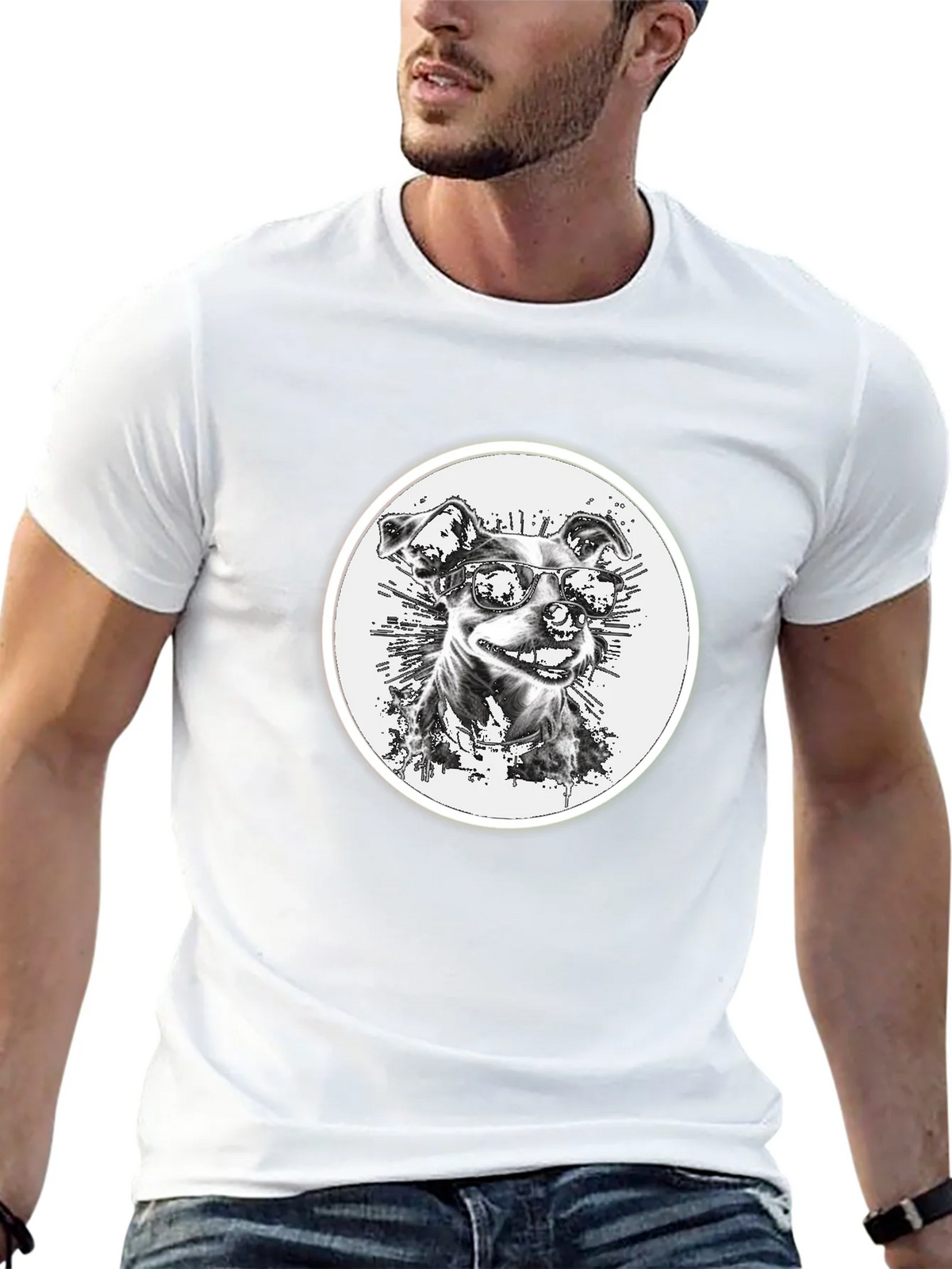Cool Dog Graphic Tee product image 4