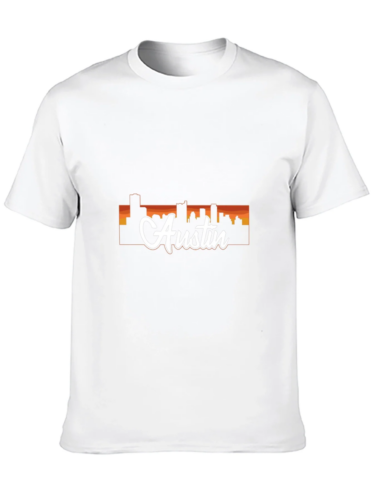 Austin Skyline T-Shirt - Mens Black Graphic Tee product image 12