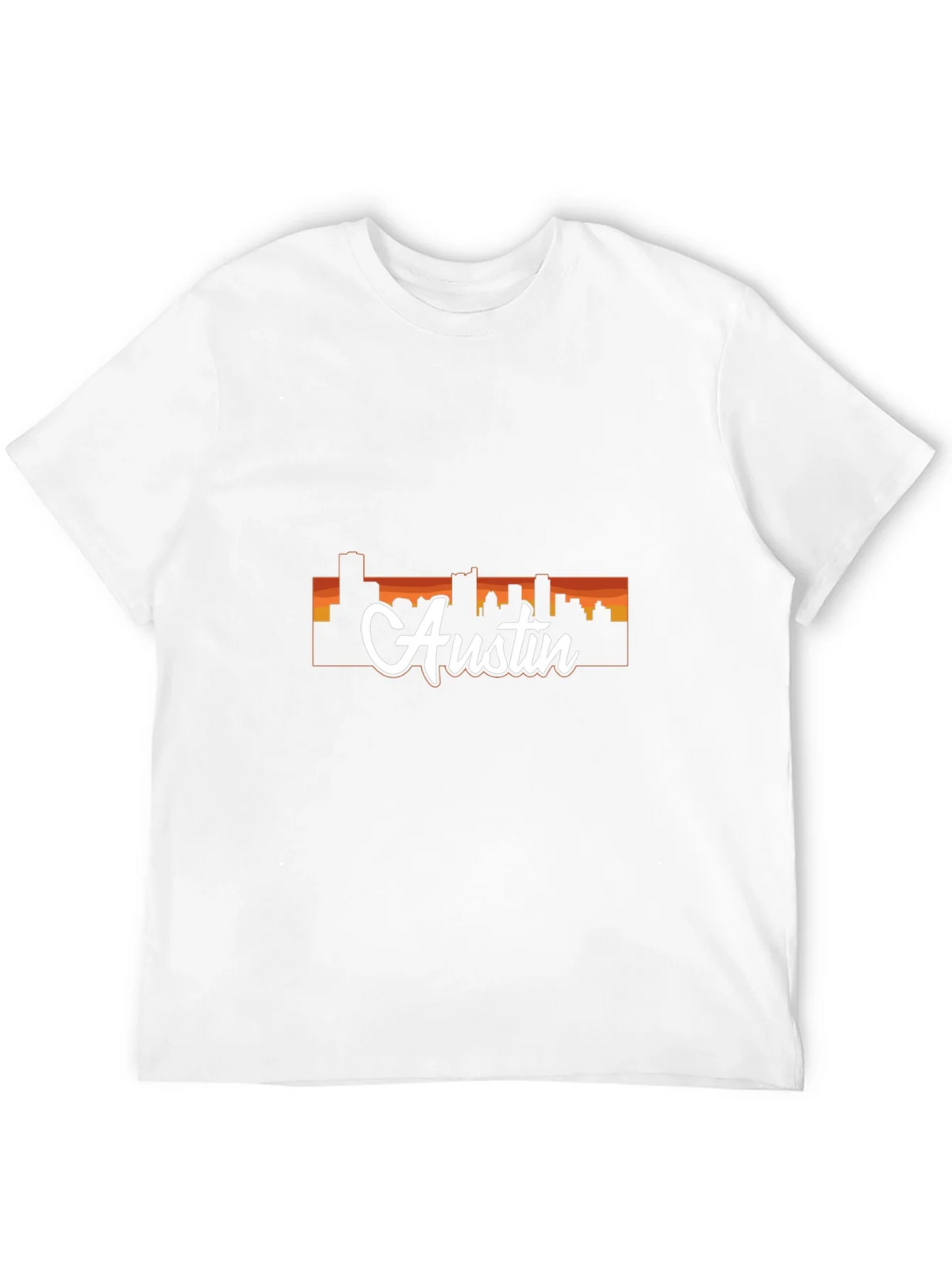 Austin Skyline T-Shirt - Mens Black Graphic Tee product image 3