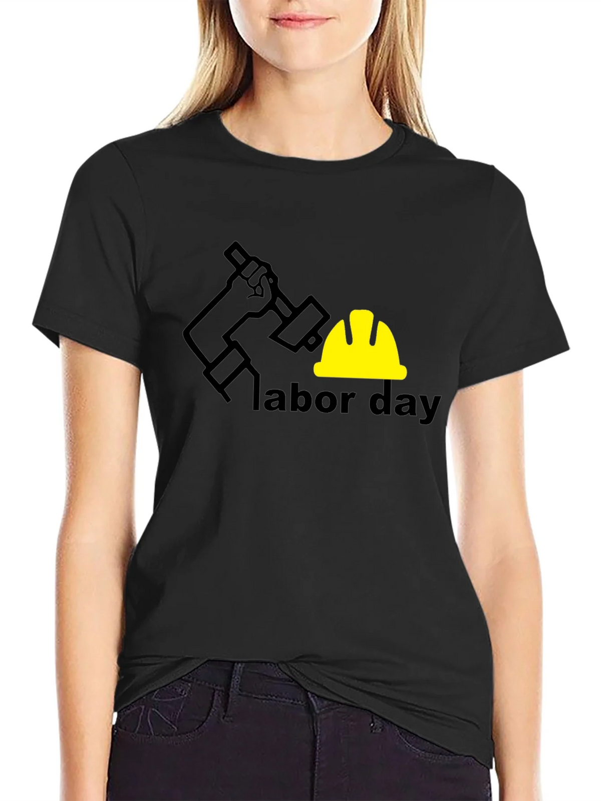 Labor Day T-Shirt - Black Graphic Tee product image 5