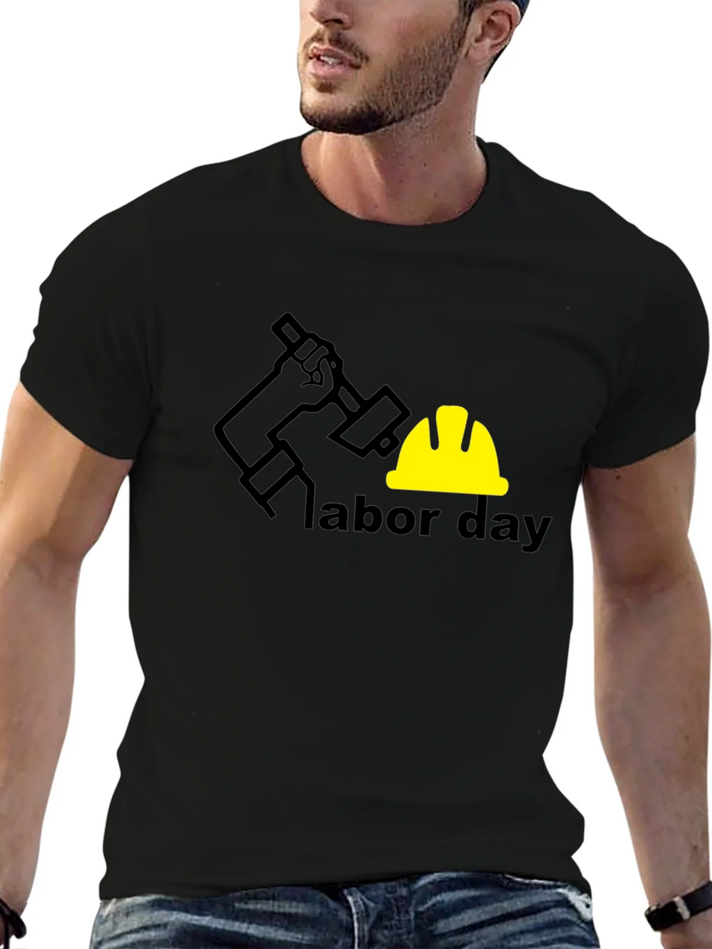 Labor Day T-Shirt - Black Graphic Tee product image 9