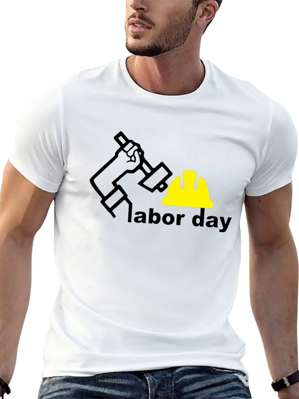 Labor Day T-Shirt - Black Graphic Tee product image 4