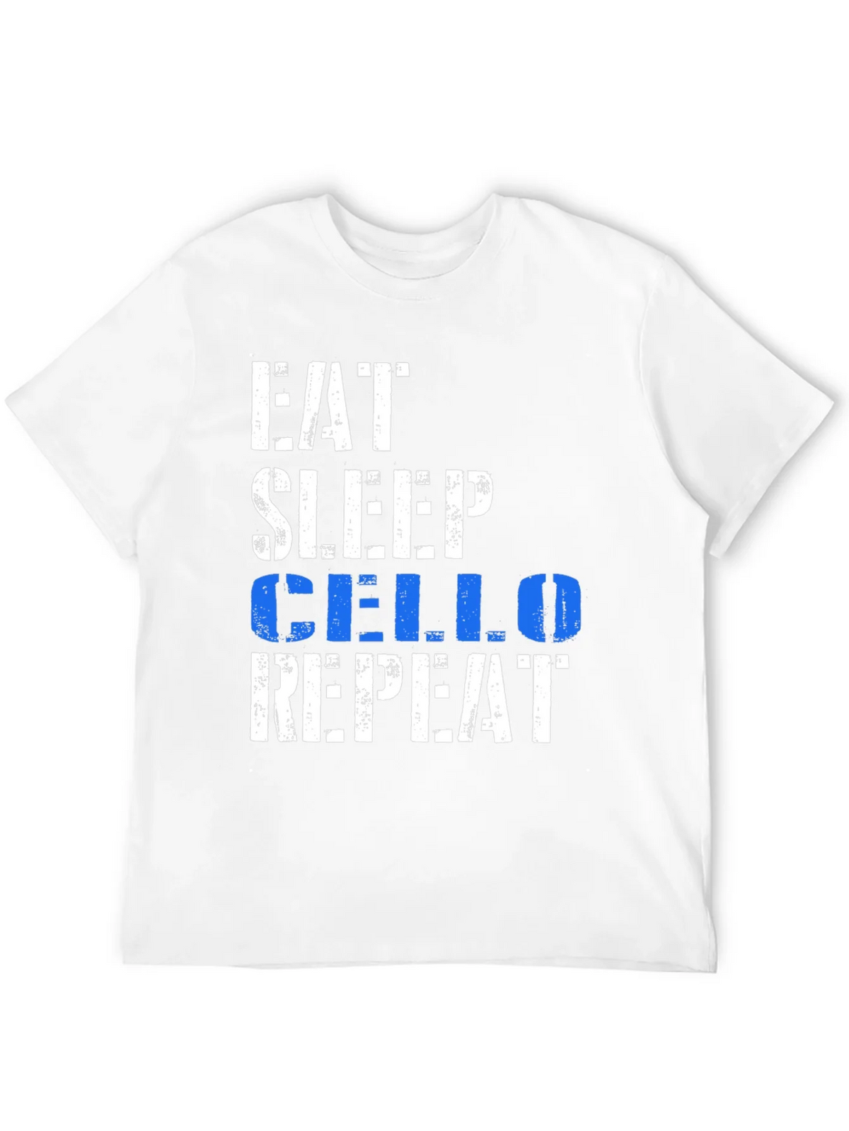 Eat Sleep Cello Repeat Black Graphic Tee product image 3