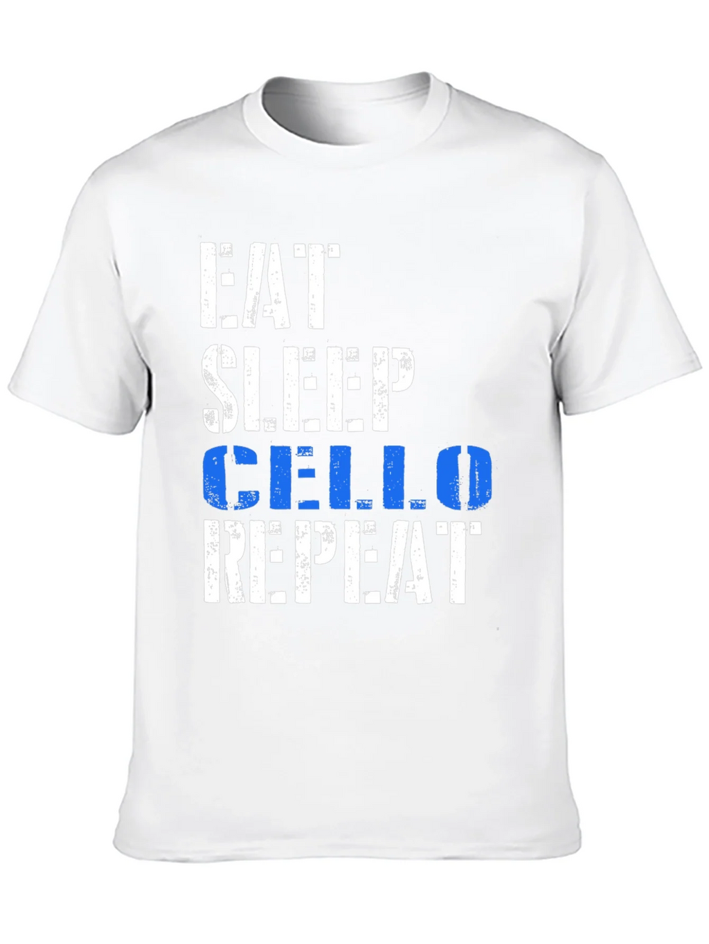 Eat Sleep Cello Repeat Black Graphic Tee product image 12