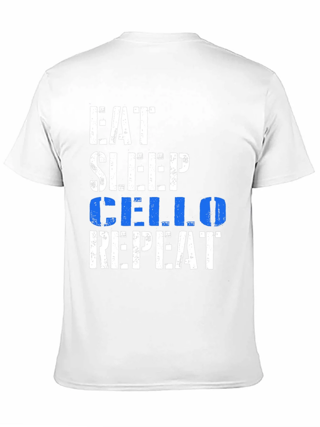 Eat Sleep Cello Repeat Black Graphic Tee product image 2