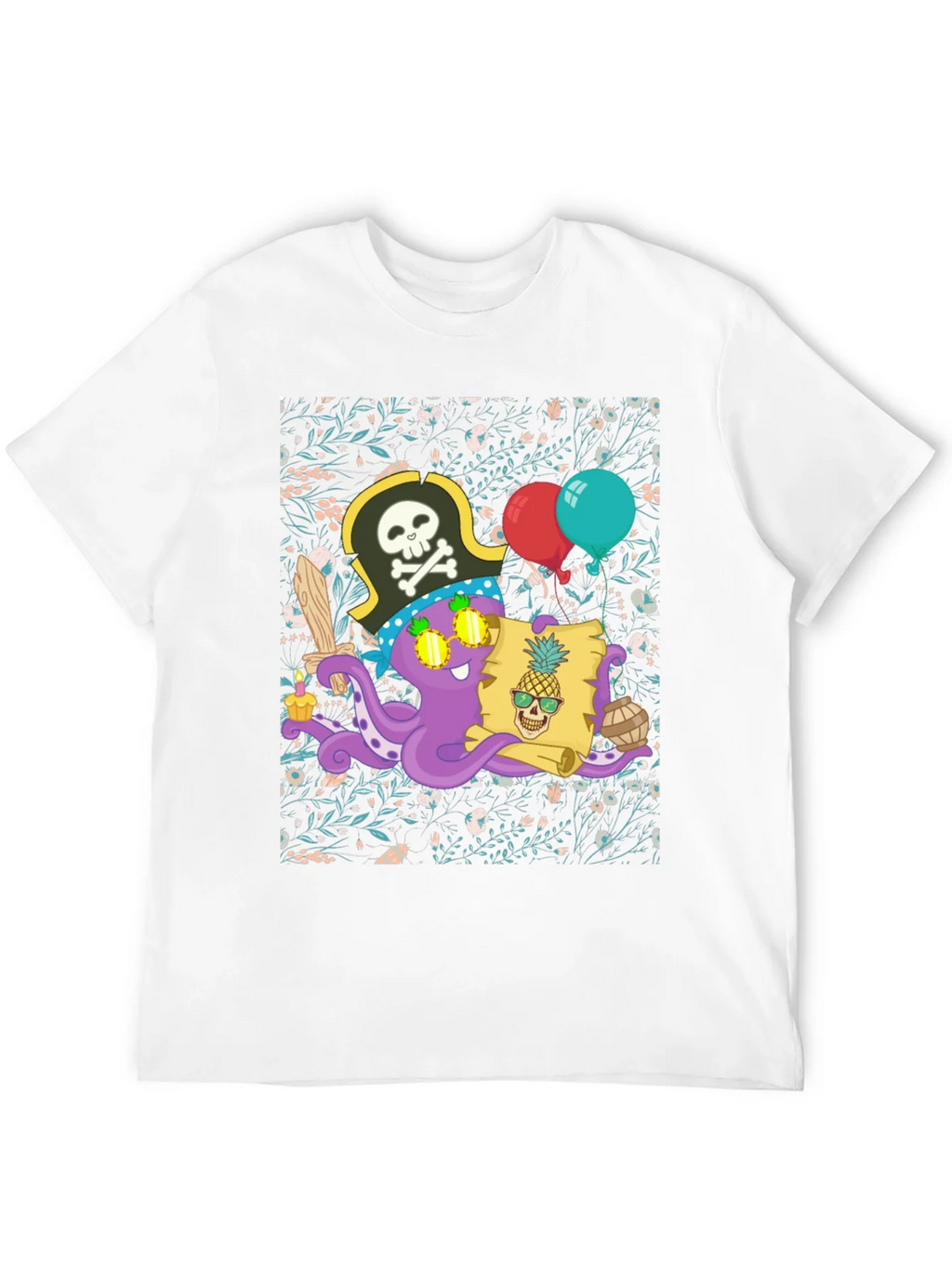 Pirate Octopus Graphic Tee product image 3