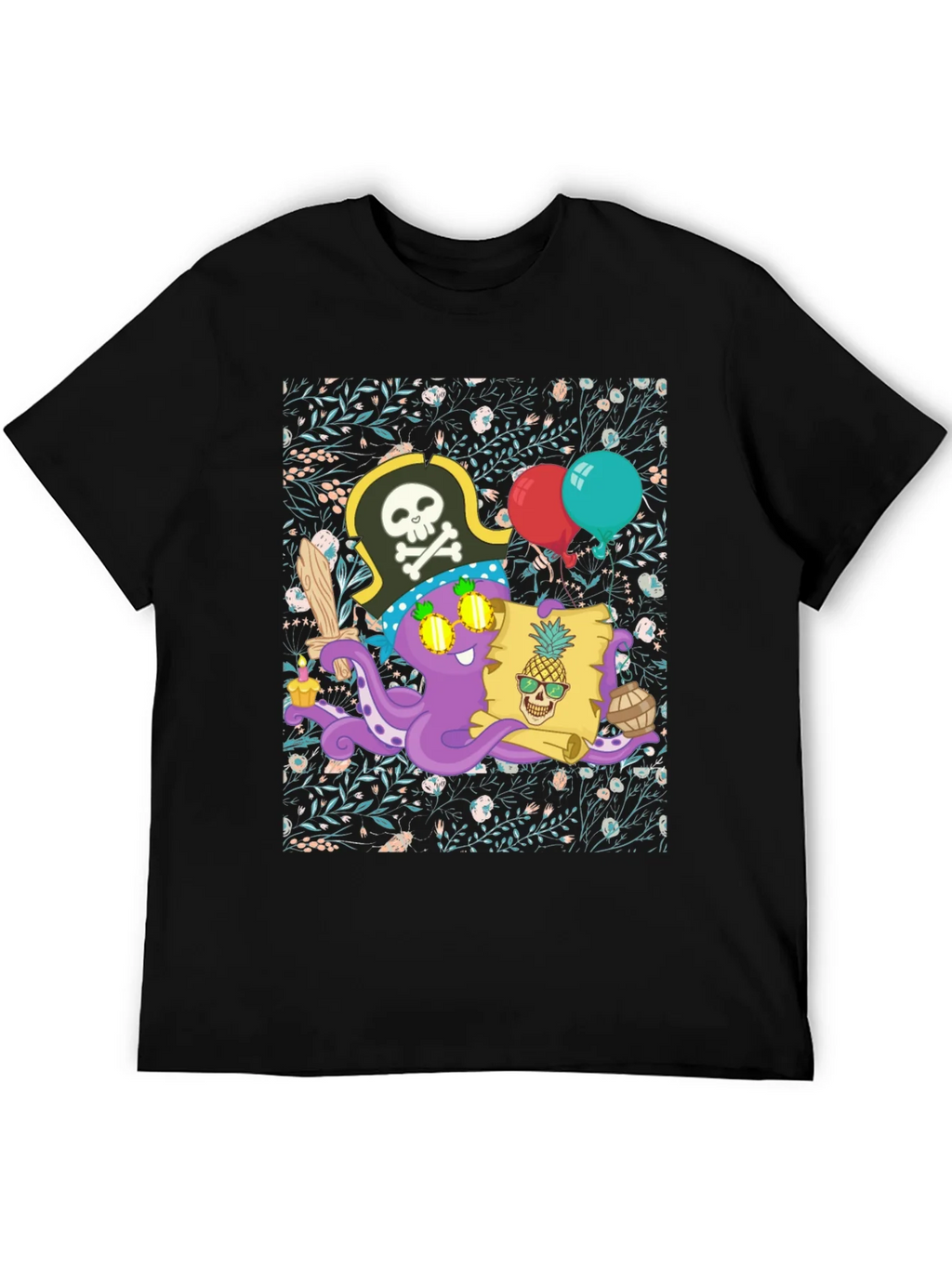 Pirate Octopus Graphic Tee product image 8