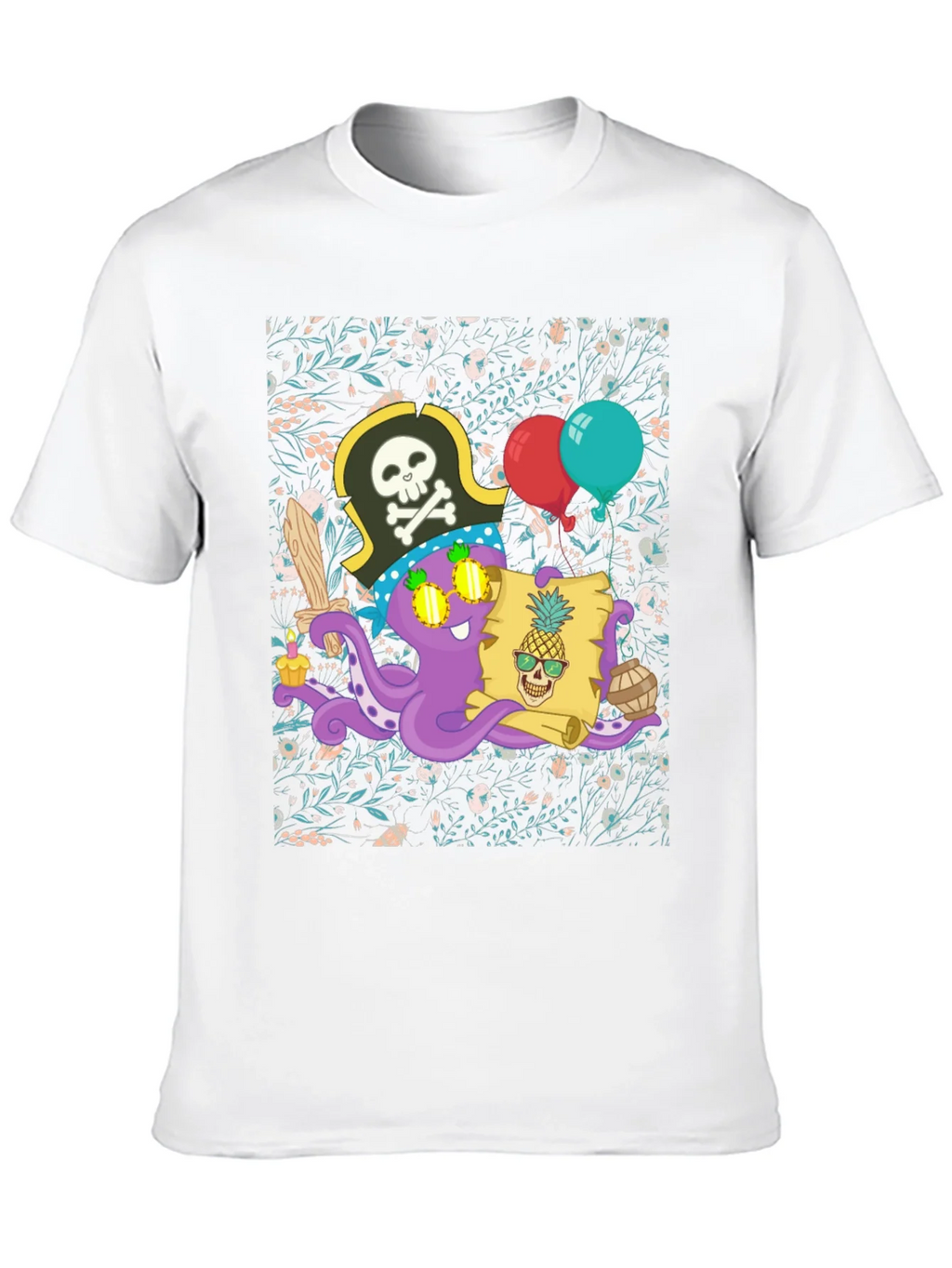 Pirate Octopus Graphic Tee product image 12