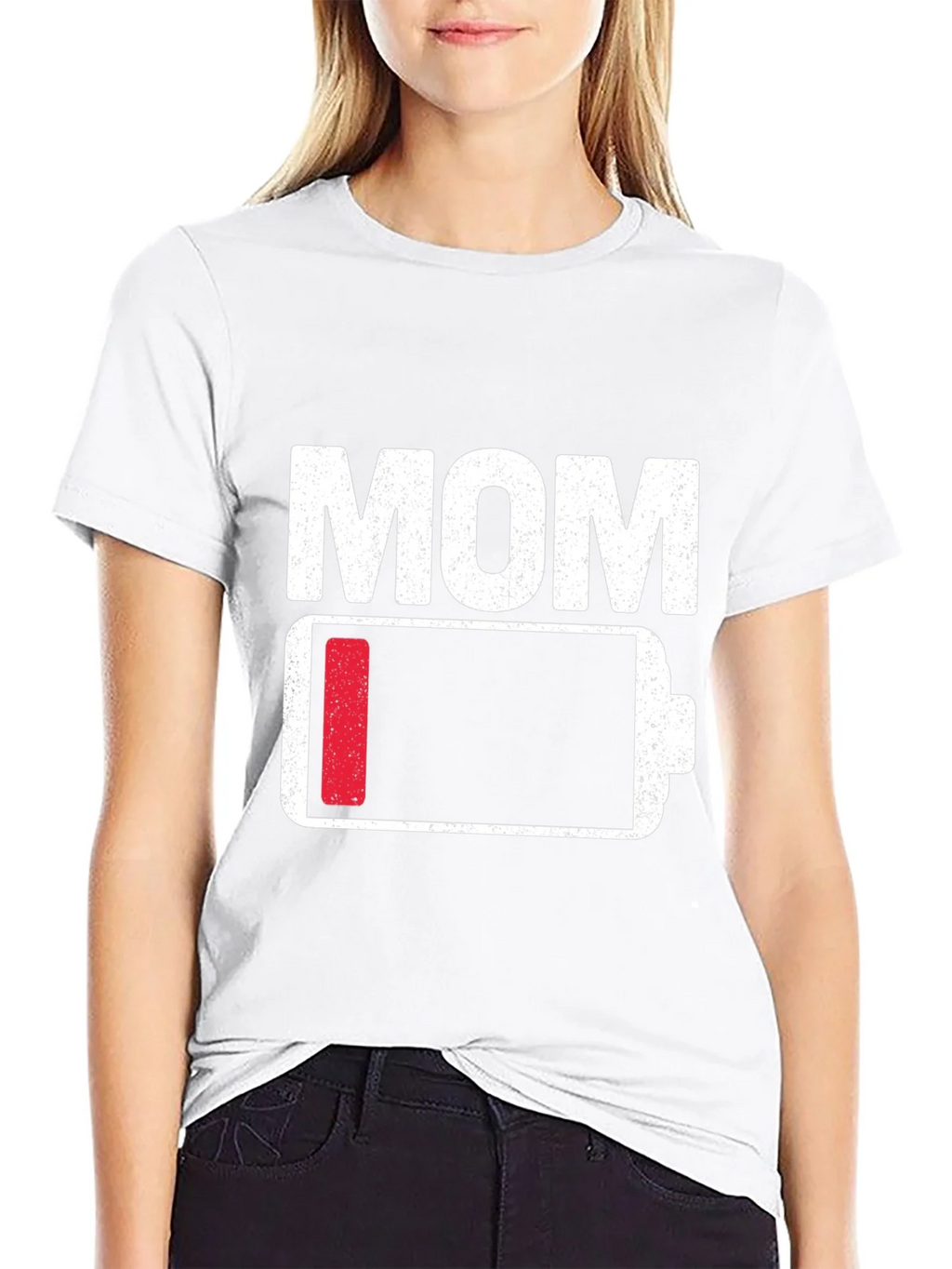 Mom Low Battery T-Shirt - Funny Mothers Day Gift product image 11