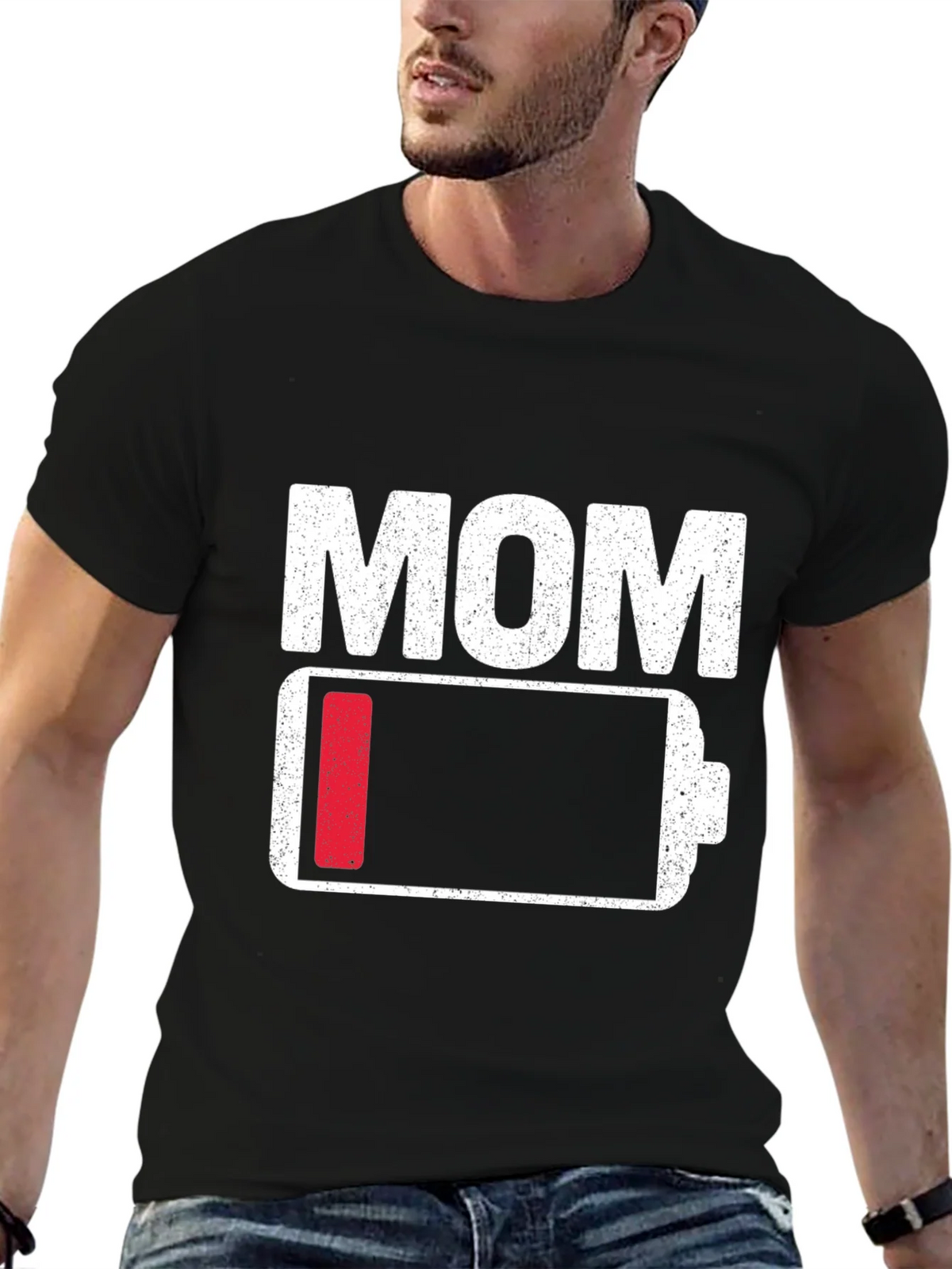 Mom Low Battery T-Shirt - Funny Mothers Day Gift product image 9