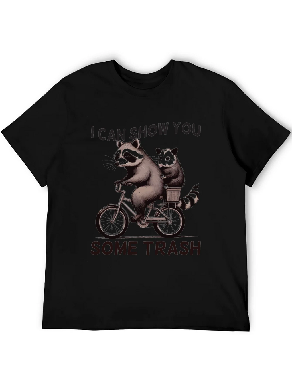 Raccoon Bike Ride Graphic T-Shirt product image 8
