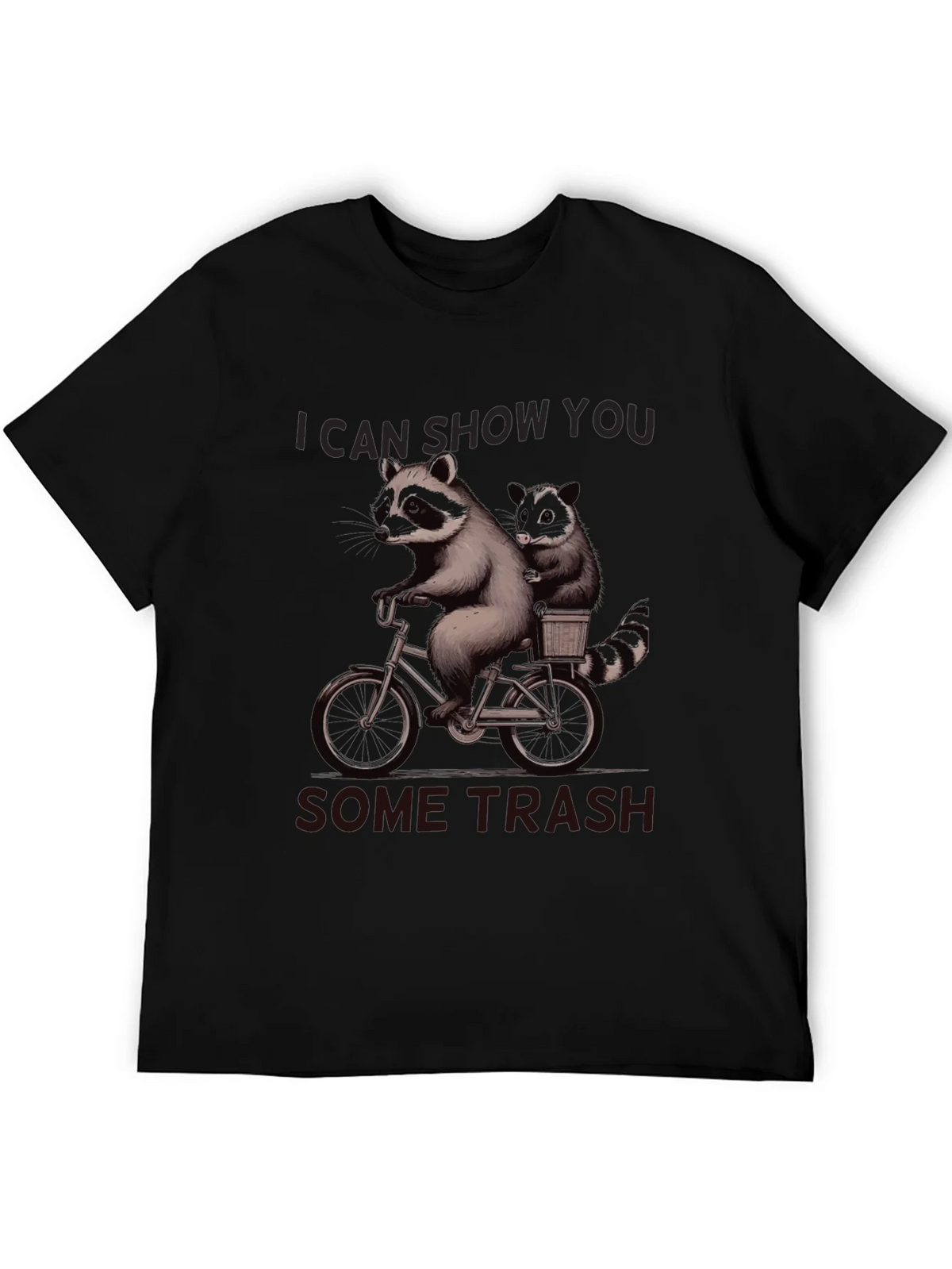 Raccoon Bike Ride Graphic T-Shirt product image 8