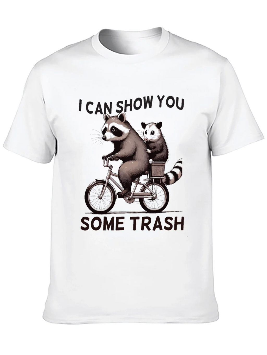 Raccoon Bike Ride Graphic T-Shirt product image 12